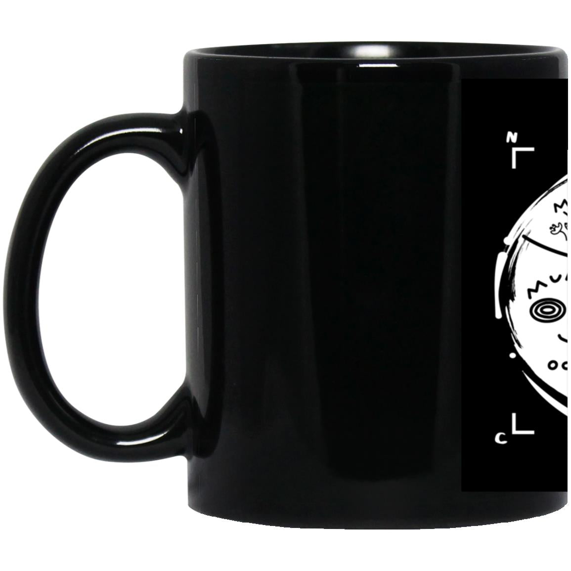 BM11OZ 11oz Black Mug, Mundo Johari