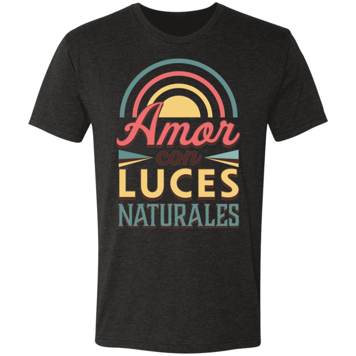 Triblend T-Shirt for Man, Amor Con Luces