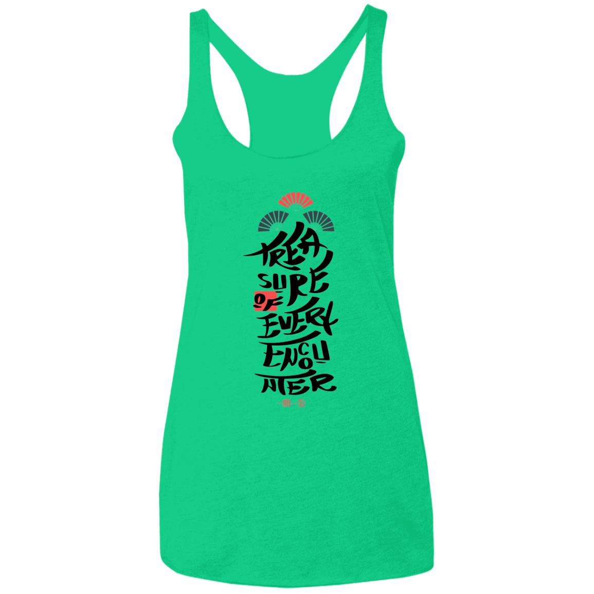 Ladies' Triblend Racerback Women's Tank, Yo Soy Tú - LOS GUSANOS