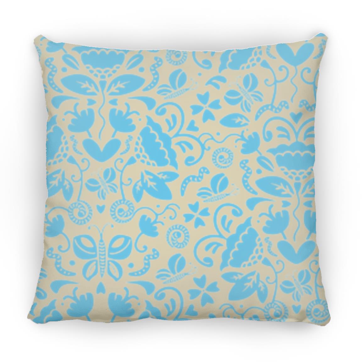 Small Square Pillow, Gusano Summer