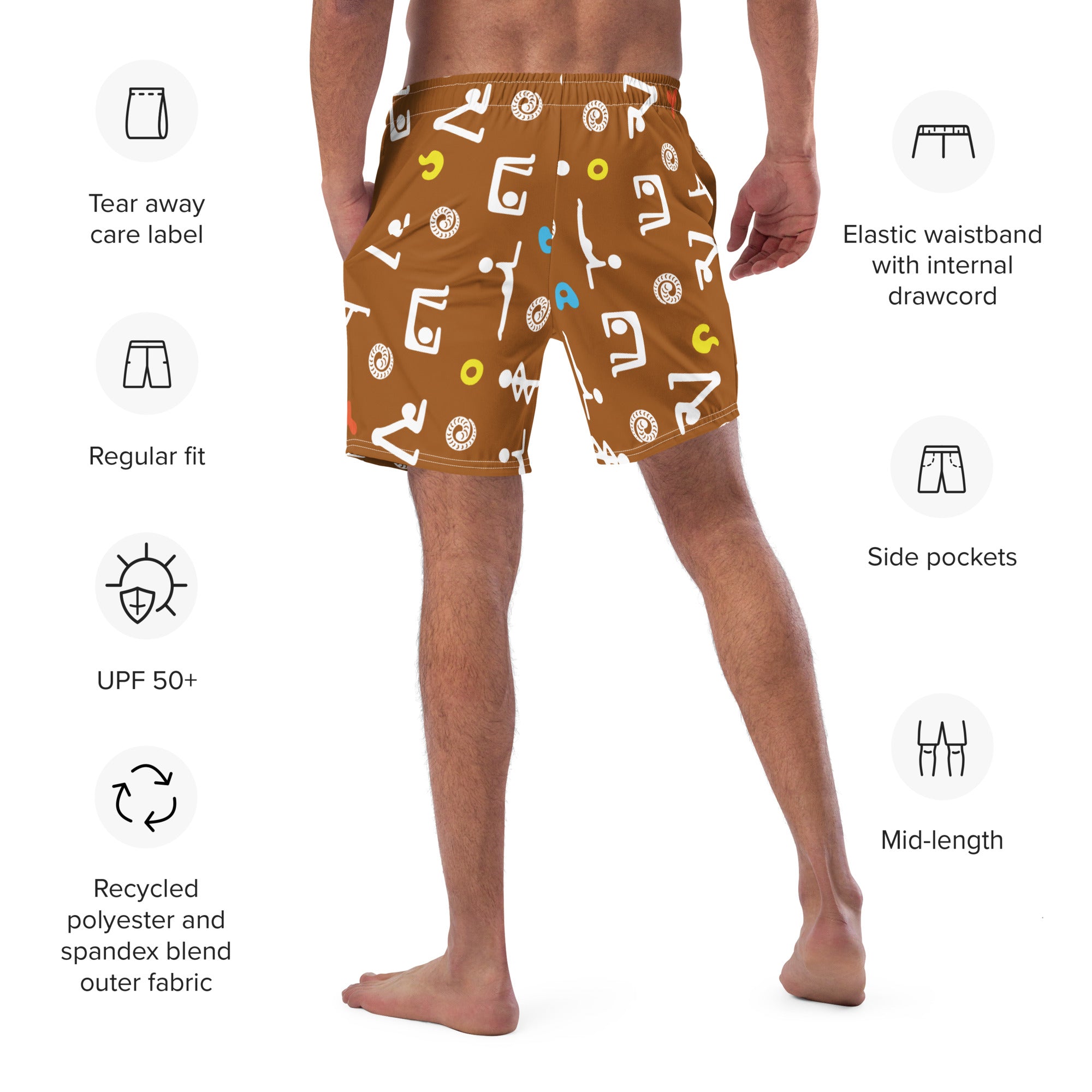 Men's swim trunks - LOS GUSANOS