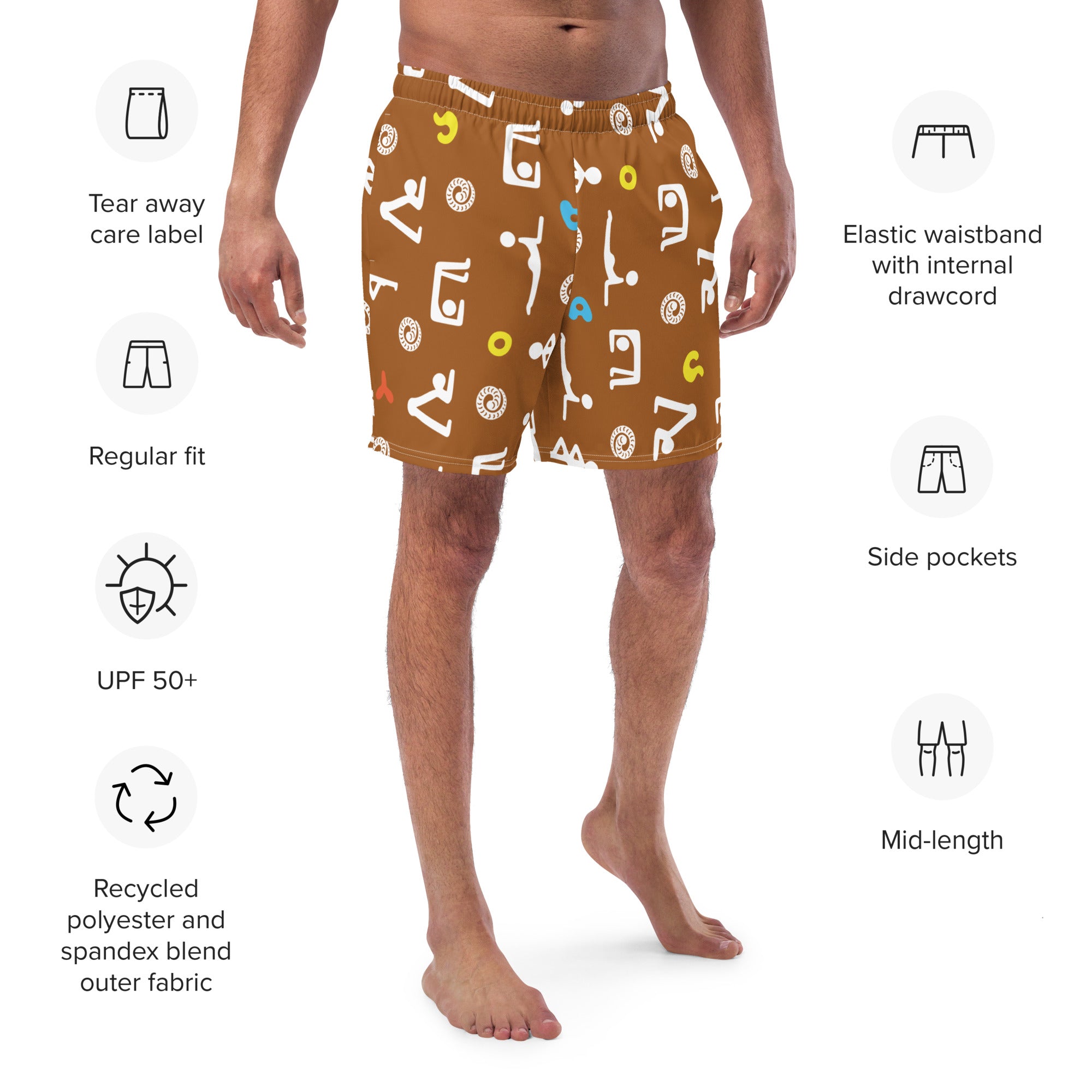 Men's swim trunks - LOS GUSANOS