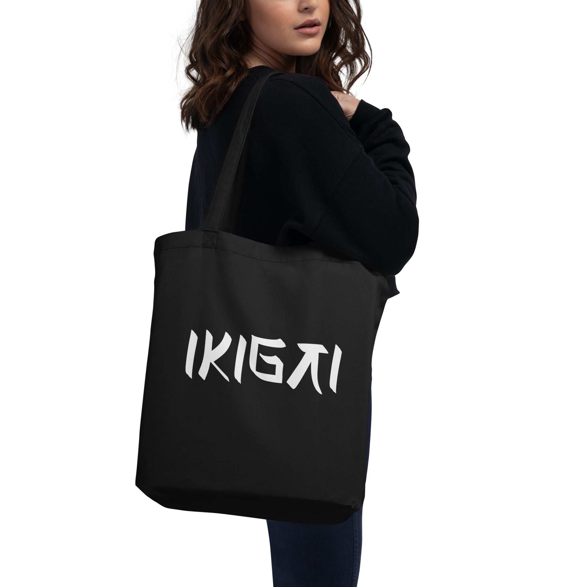 Eco Tote Bag - Ikigai Design by Los Gusanos | Sustainable Canvas Bag for Everyday Use