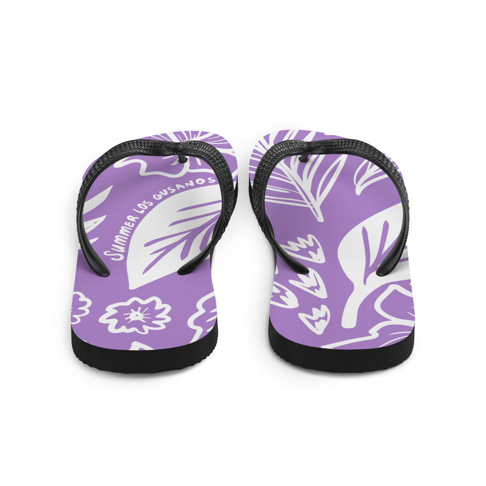 Flip Flops Summer Leaves