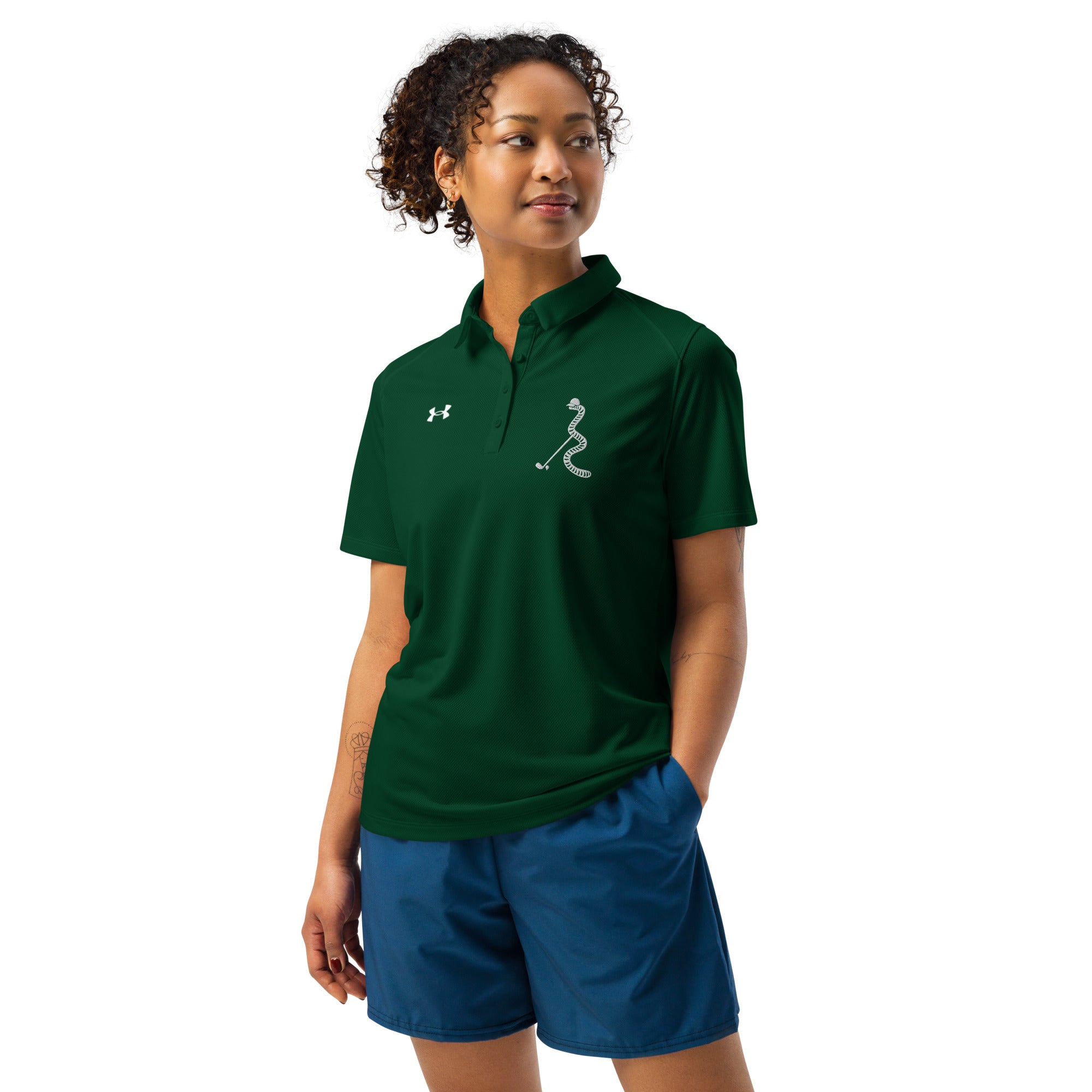 Under Armour® Women’s Golf Polo - GusanoGolf Embroidered Design by Los Gusanos | Playoff Polo for Active Women