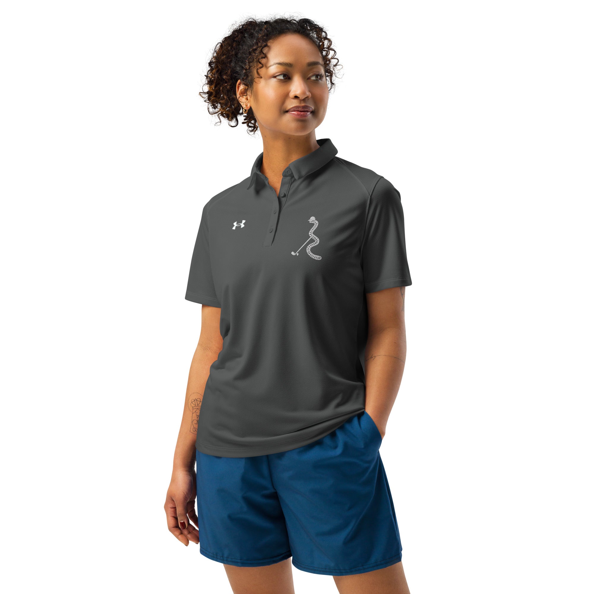 Under Armour® Women’s Golf Polo - GusanoGolf Embroidered Design by Los Gusanos | Playoff Polo for Active Women