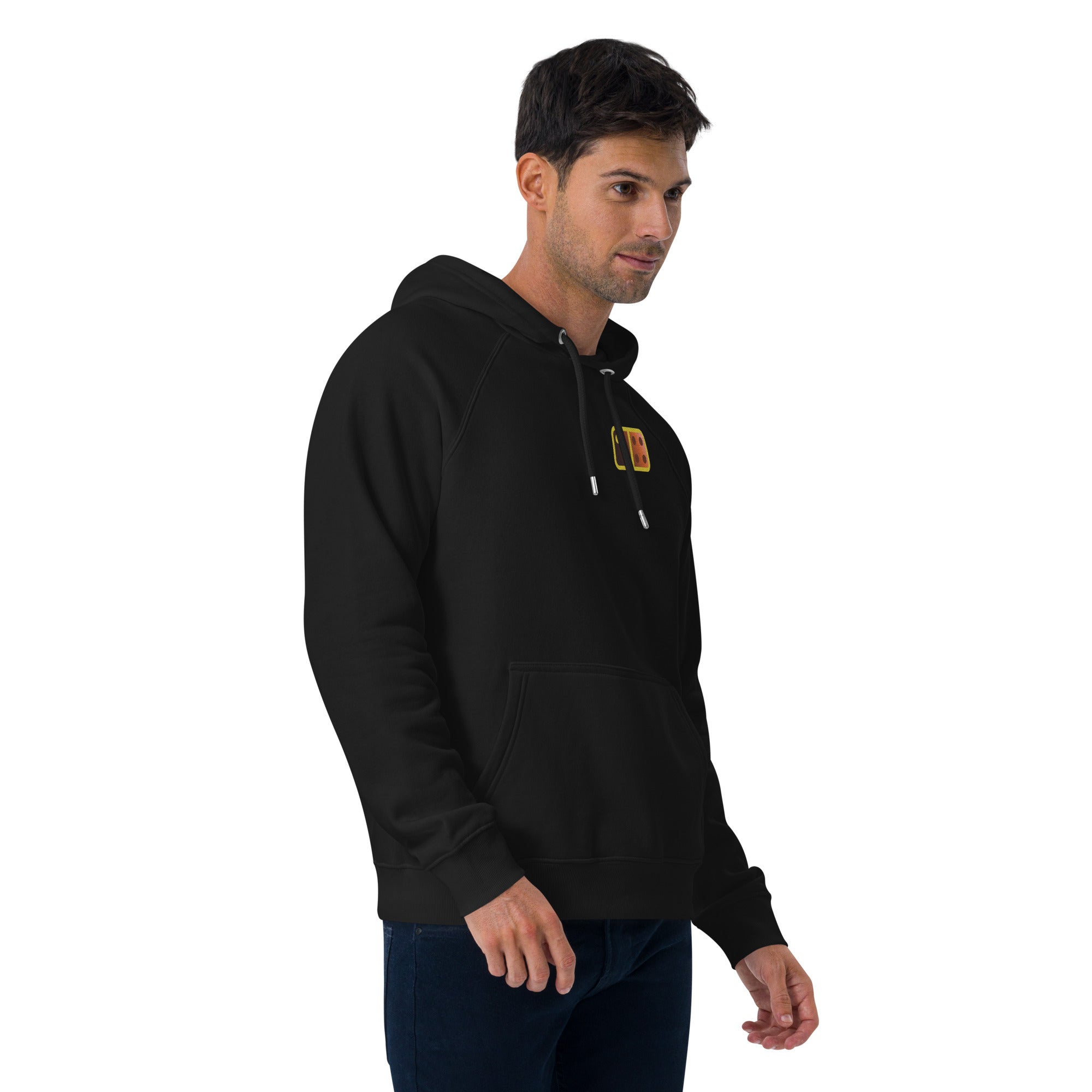 Unisex eco raglan hoodie, 2024 Embroidered