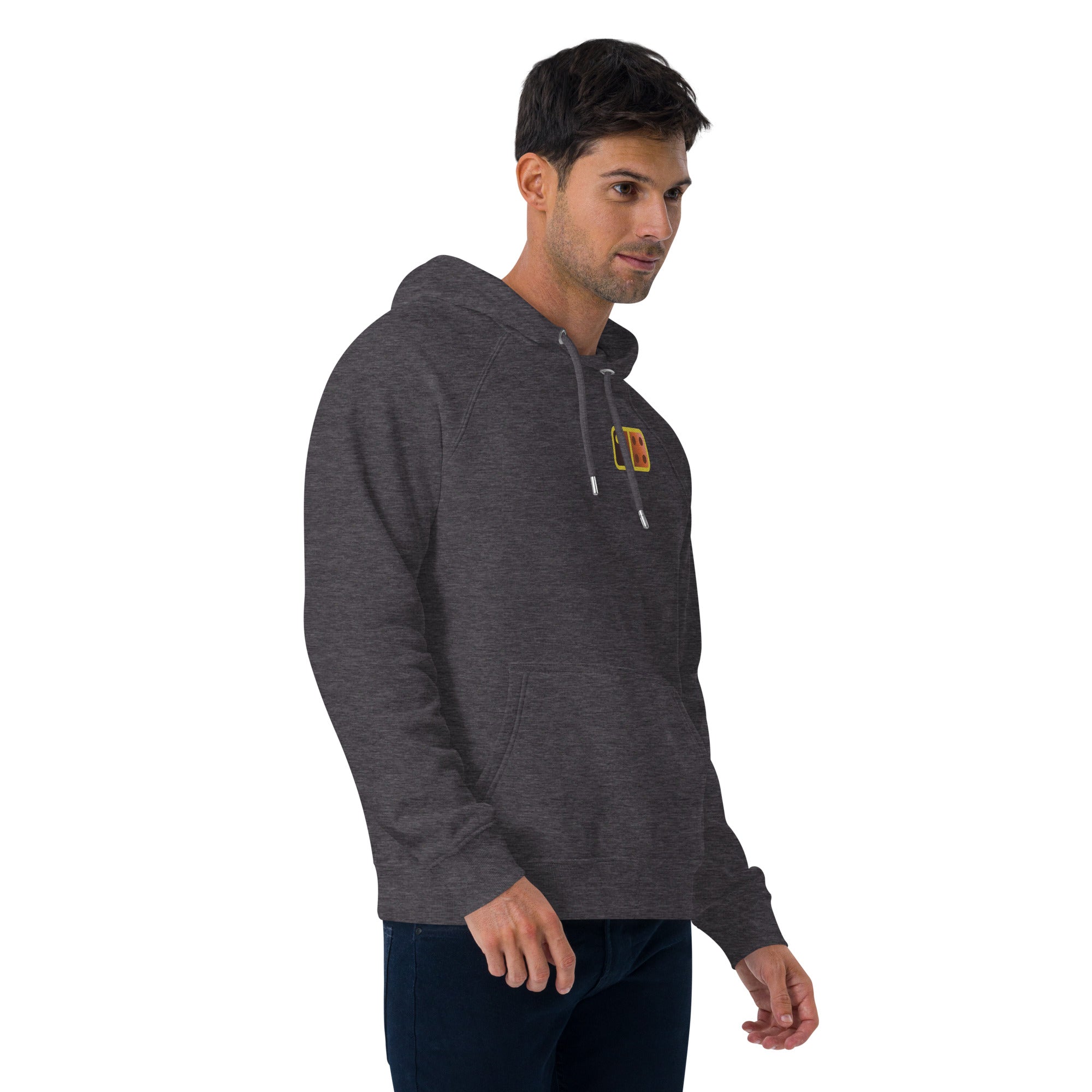 Unisex eco raglan hoodie, 2024 Embroidered