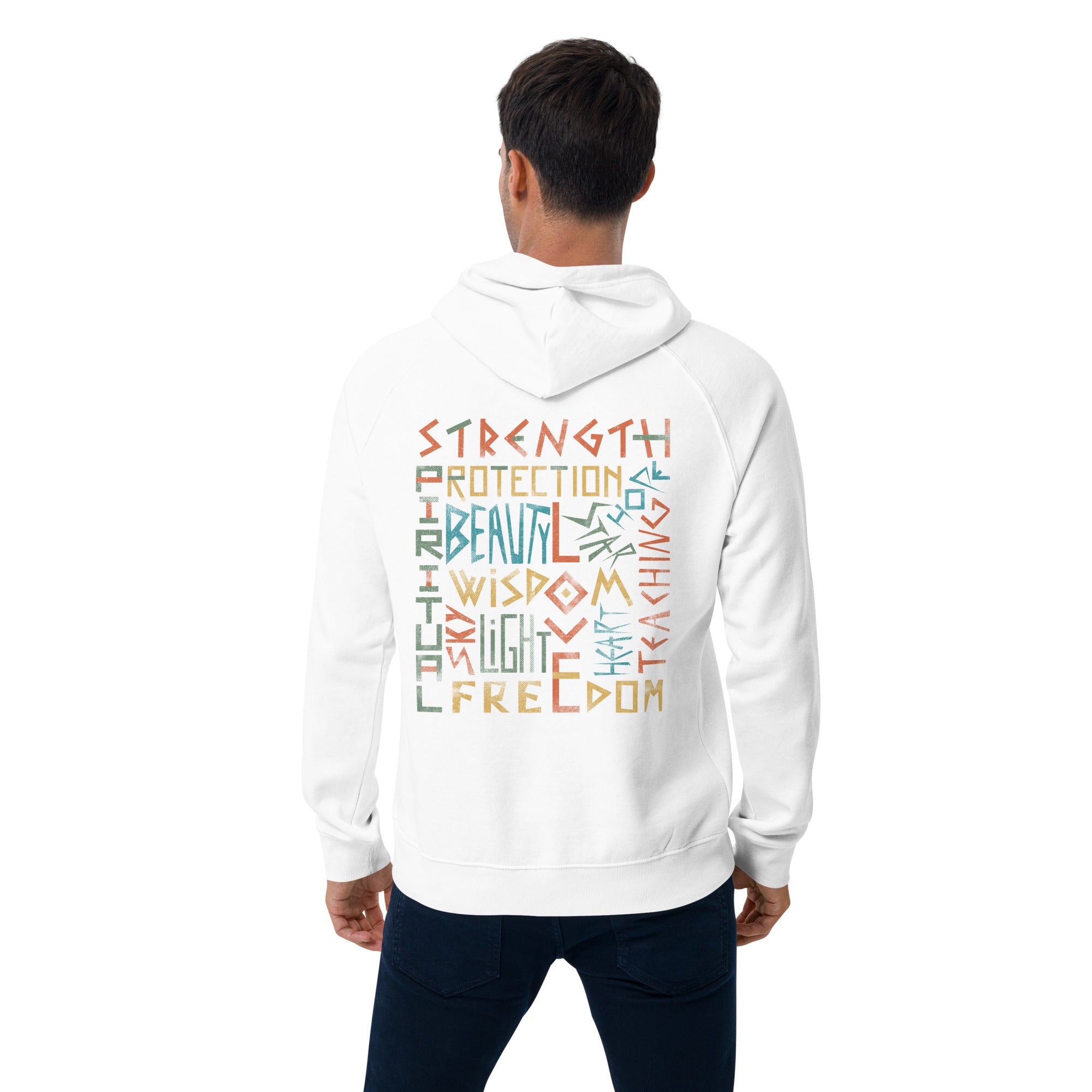 Eco raglan Unisex hoodie, Mother - LOS GUSANOS