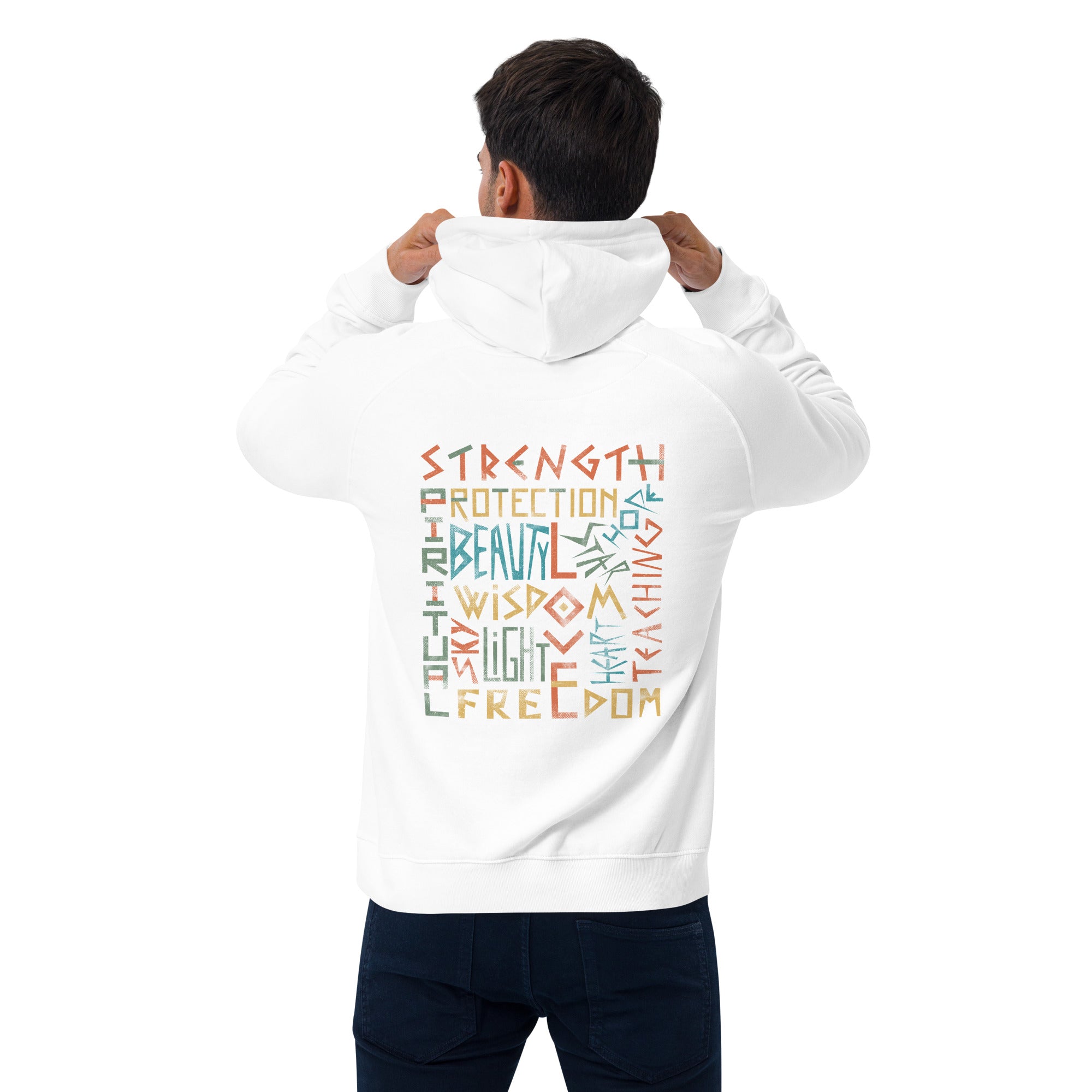 Eco Raglan Unisex Hoodie, Mother