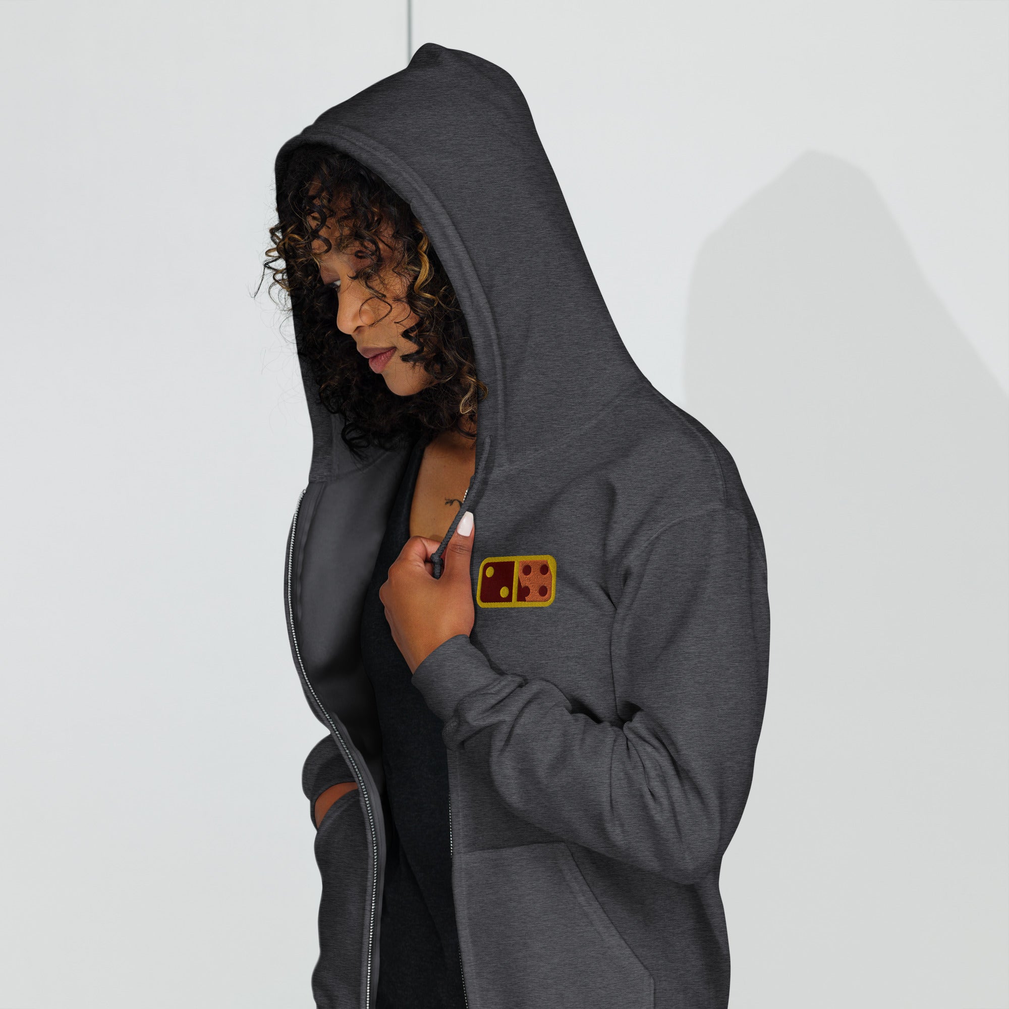 Heavy blend zip Unisex hoodie, 2024