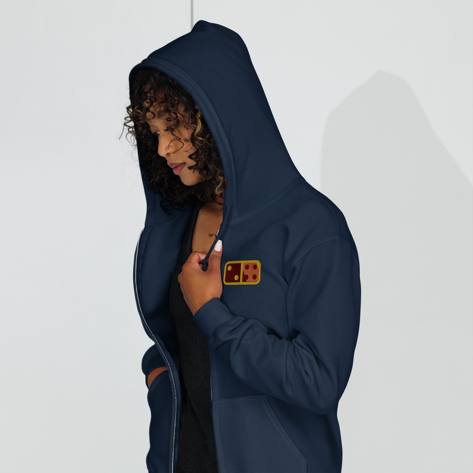 Heavy blend zip Unisex hoodie, 2024