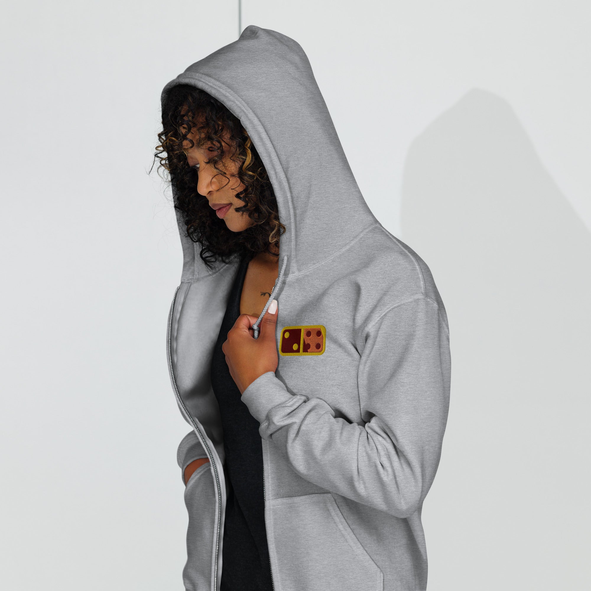 Heavy blend zip Unisex hoodie, 2024