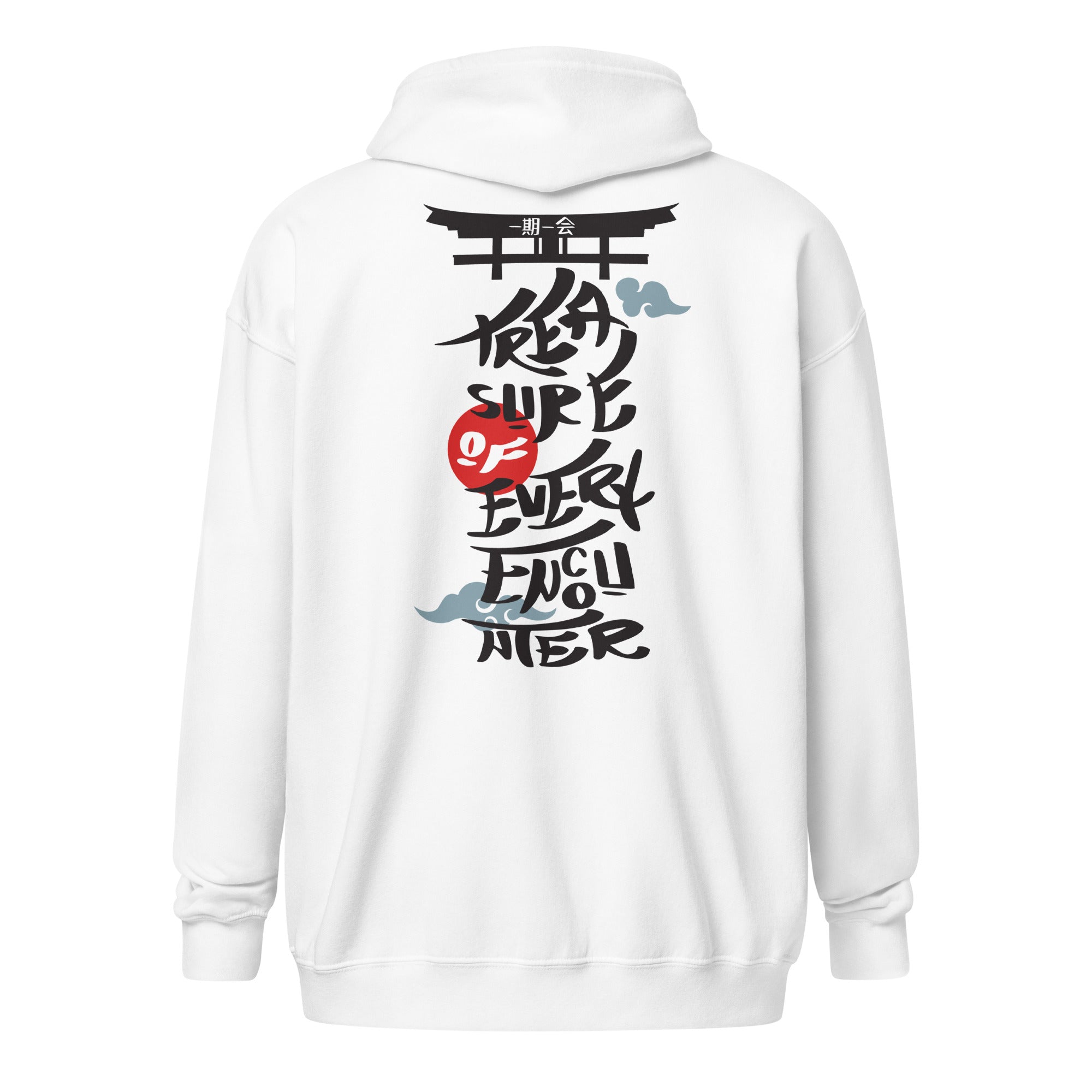 Heavy blend zip Unisex hoodie, Treasure of Every Encounter