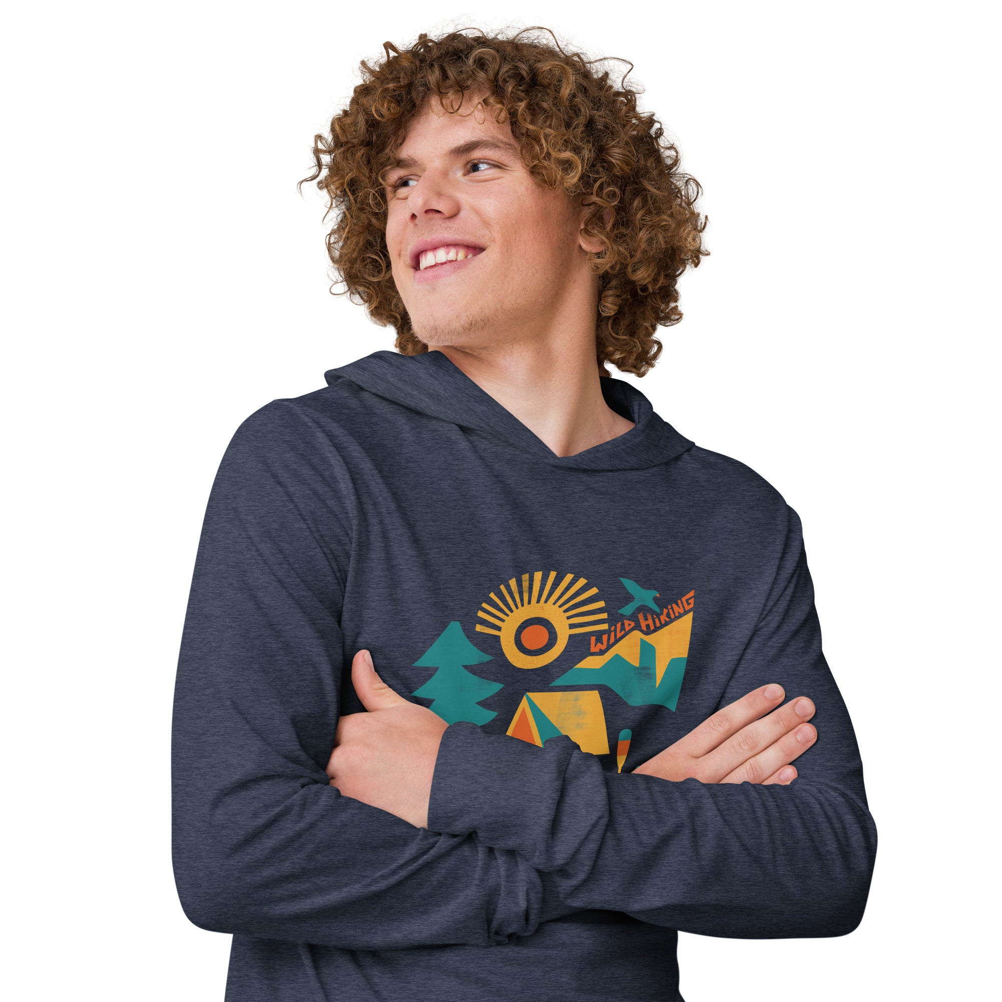 Hooded long-sleeve tee, Wild Hiking