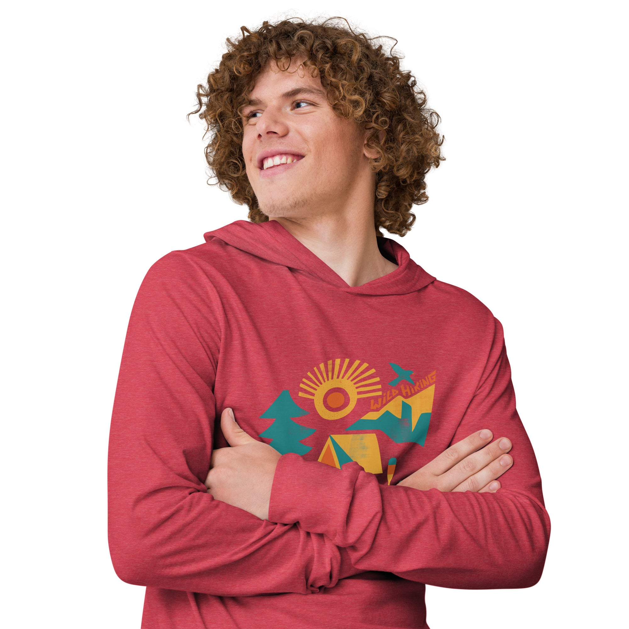 Hooded long-sleeve tee, Wild Hiking