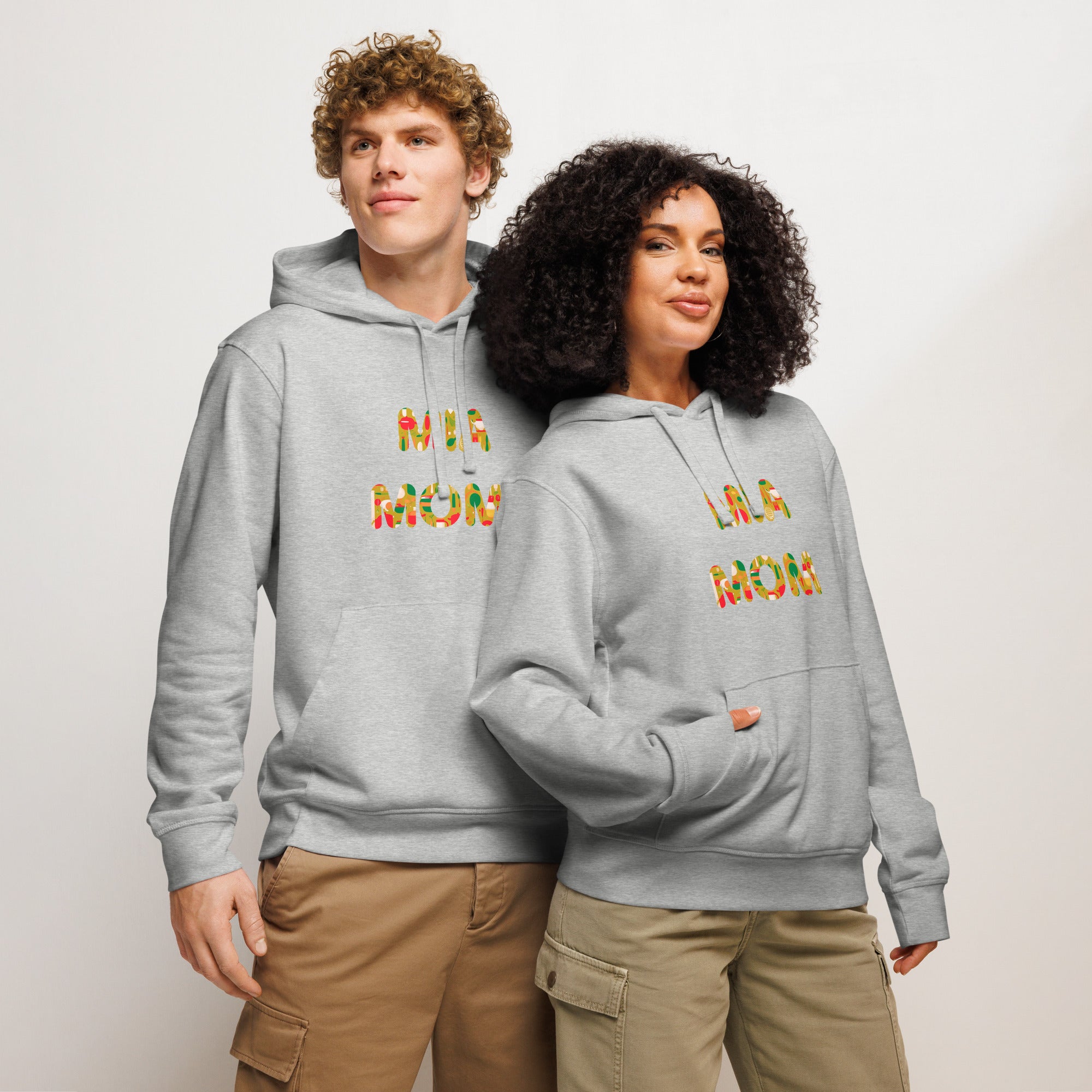 Unisex Organic Hoodie with “Mia Mom” Energy – Love, Style & Season