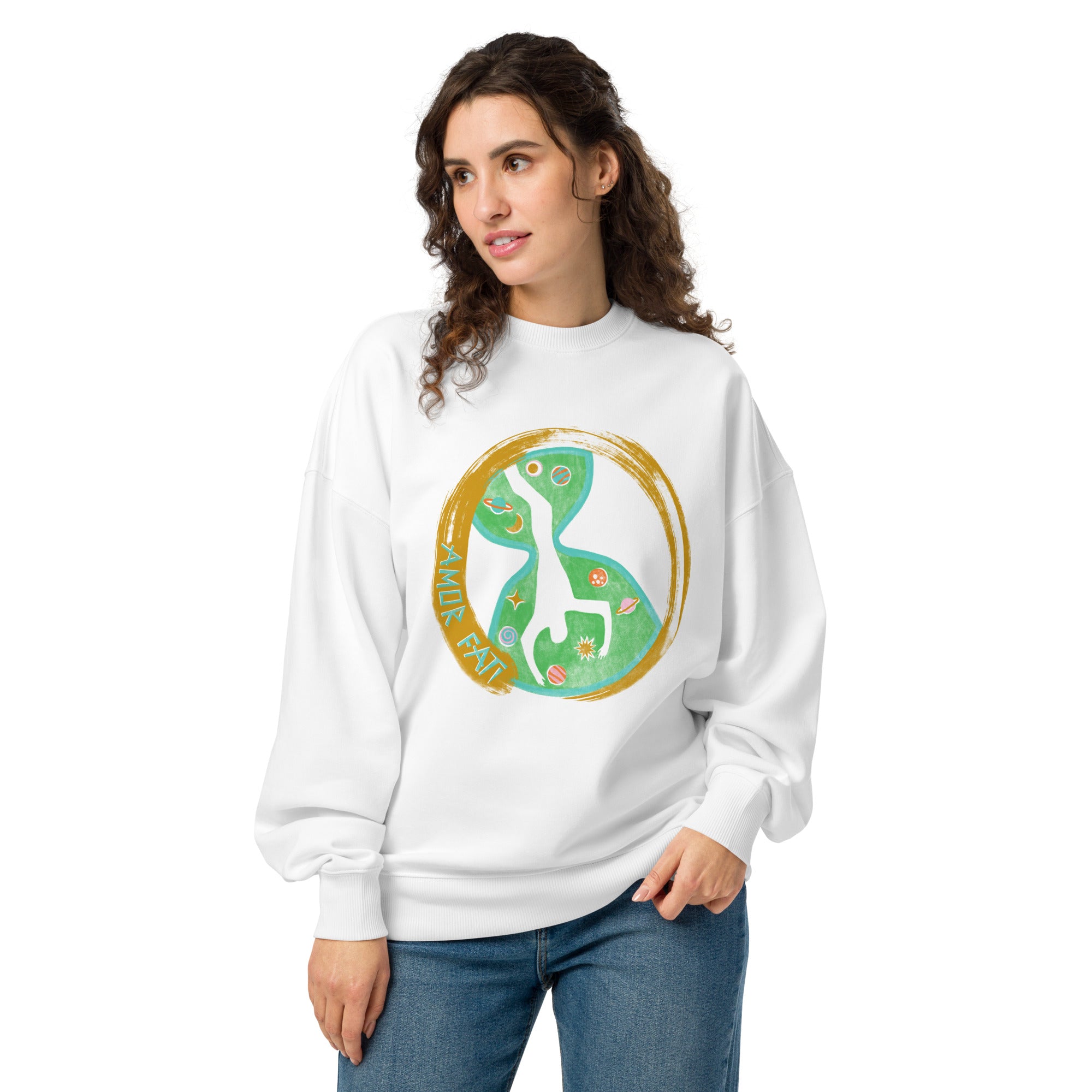 Unisex organic oversized sweatshirt