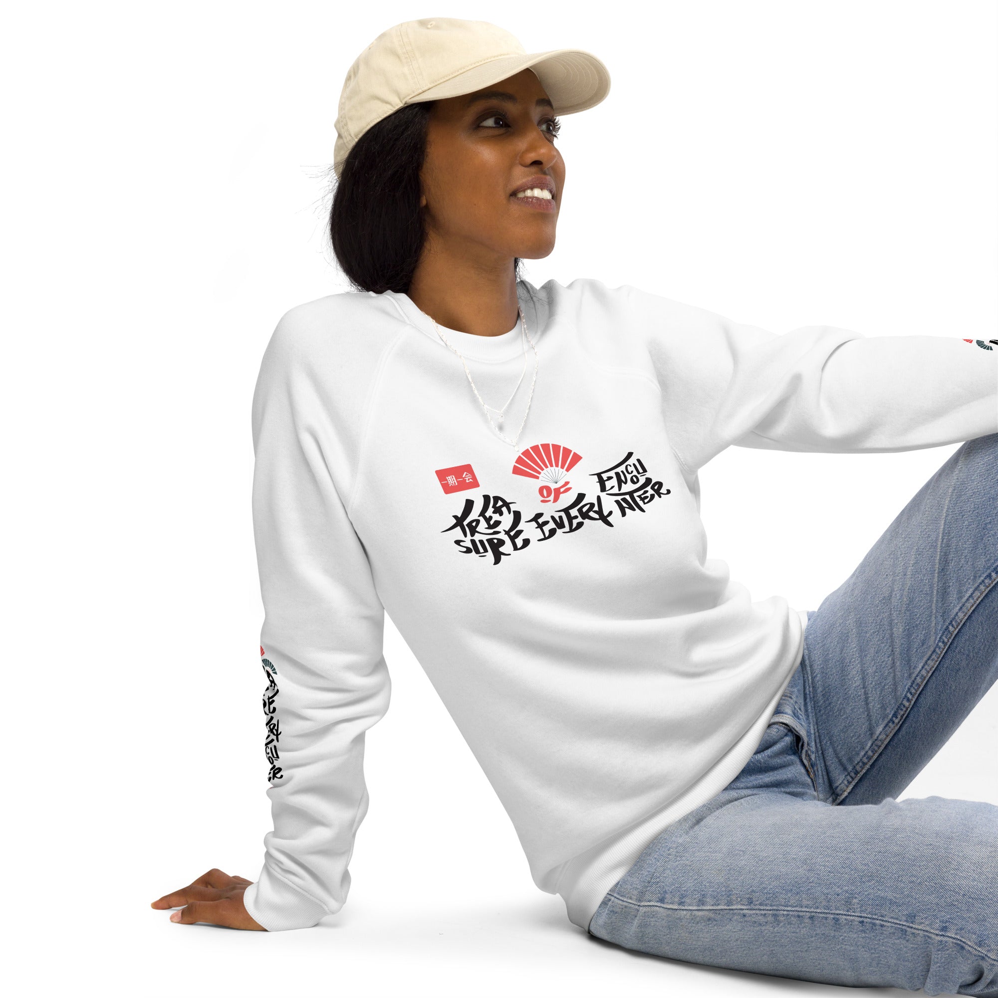 Unisex sweatshirt raglan, An Encounter - LOS GUSANOS