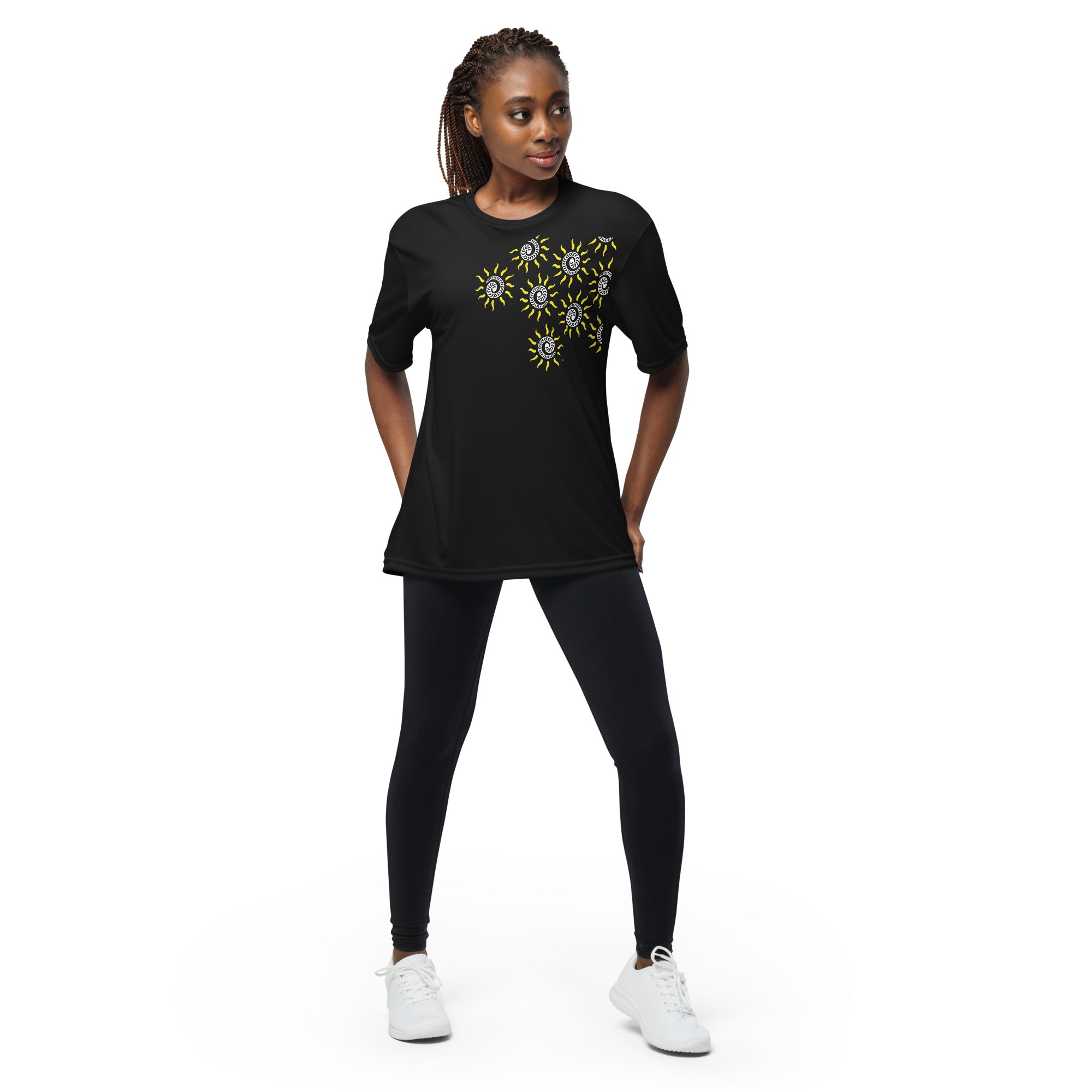 Unisex t-shirt performance crew neck, Sol de Gusanos