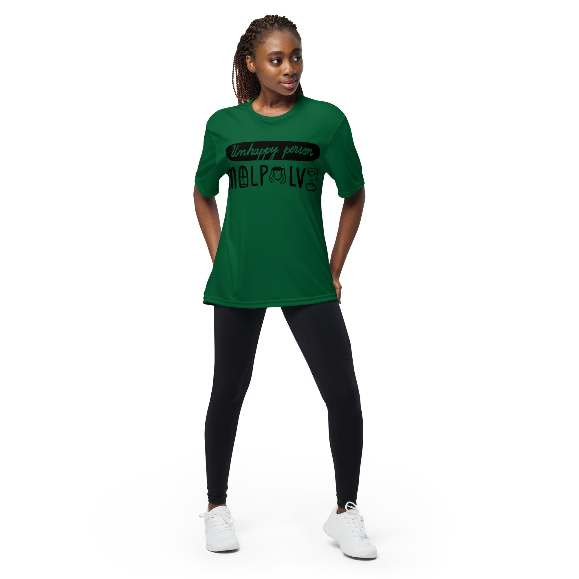 Unisex performance crew neck t-shirt, MalPolvo