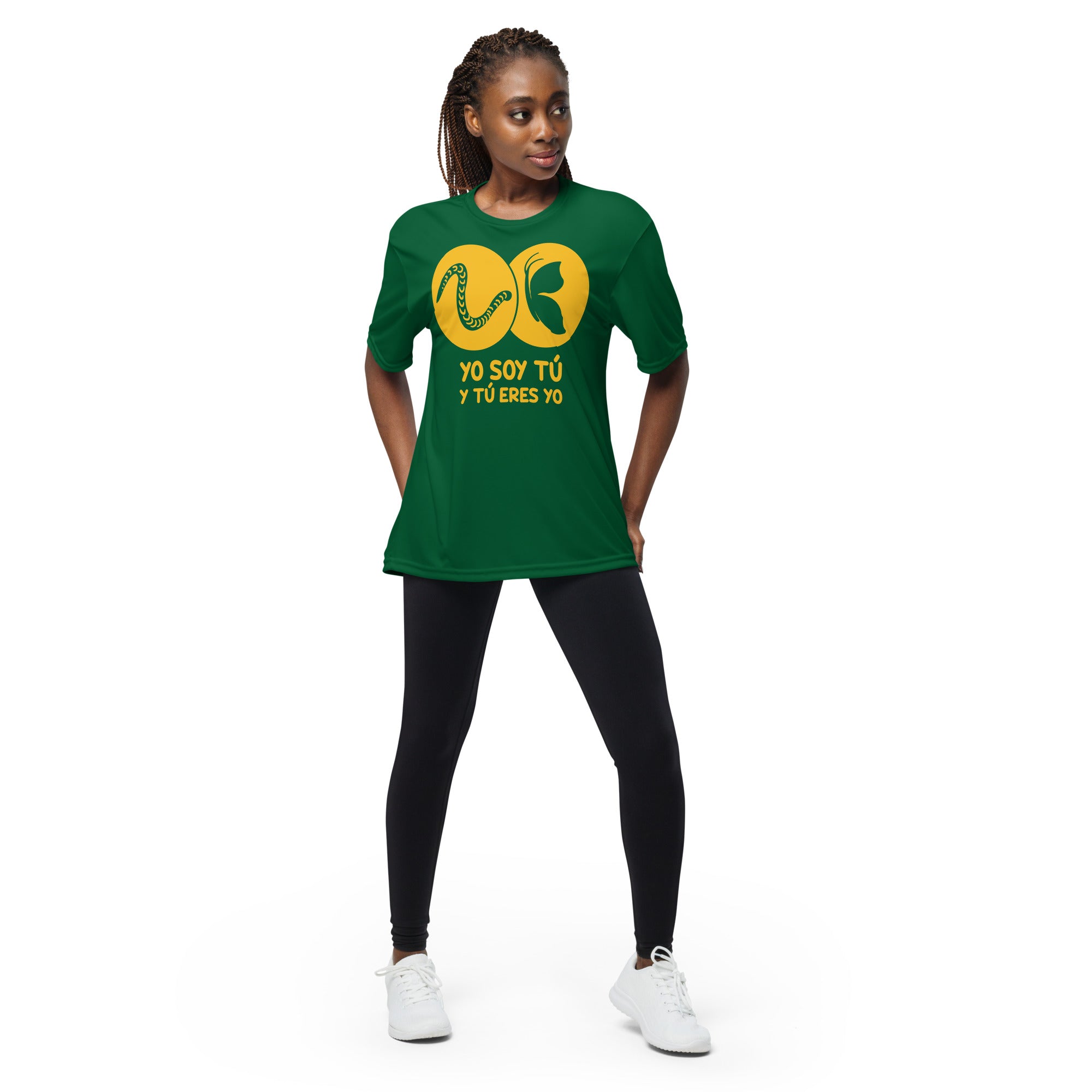 Unisex performance crew neck t-shirt, Yo Soy Tú