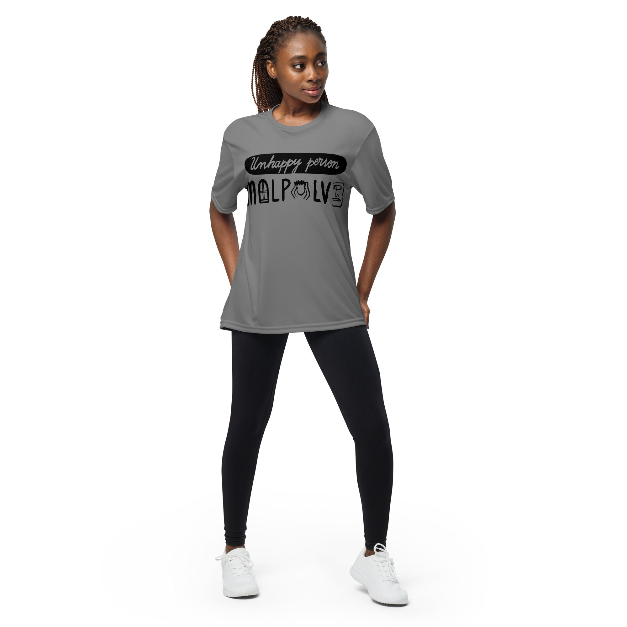 Unisex performance crew neck t-shirt, MalPolvo