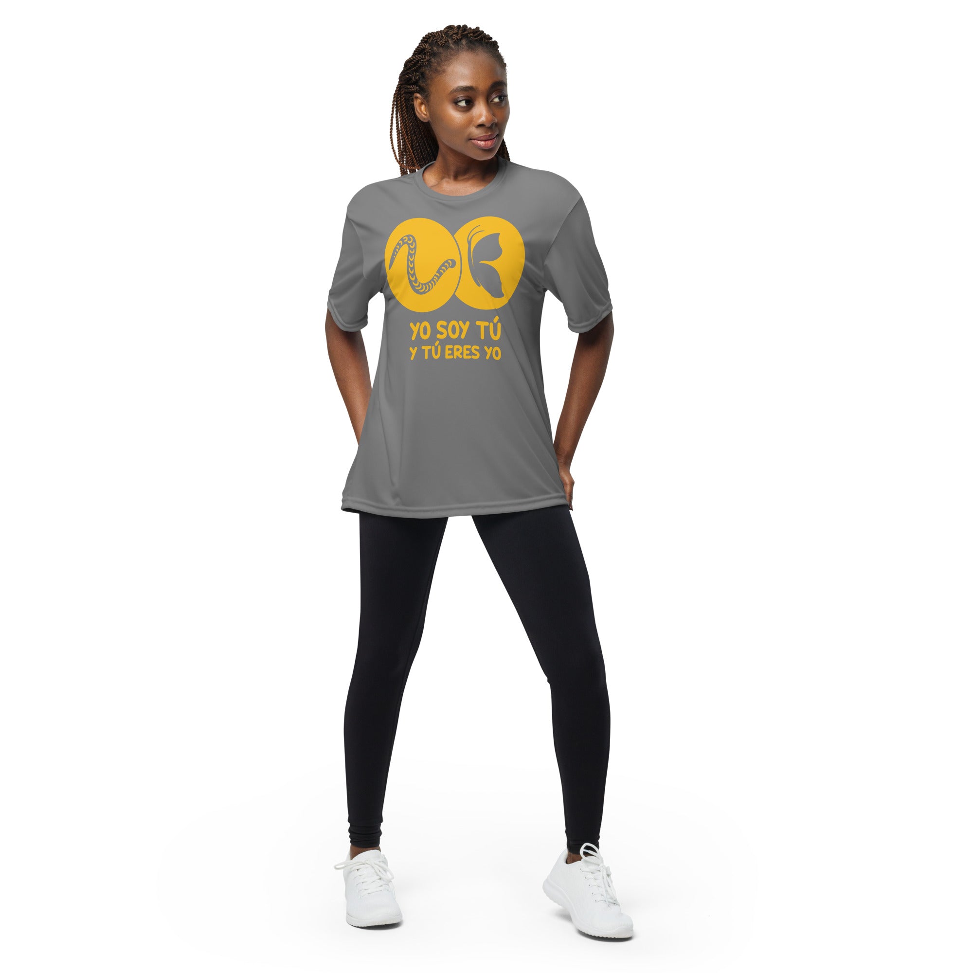 Unisex performance crew neck t-shirt, Yo Soy Tú