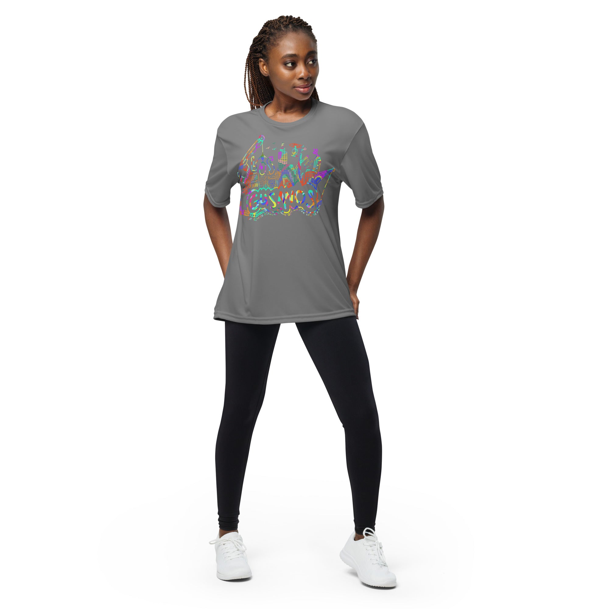 Unisex performance crew neck t-shirt, Downtown