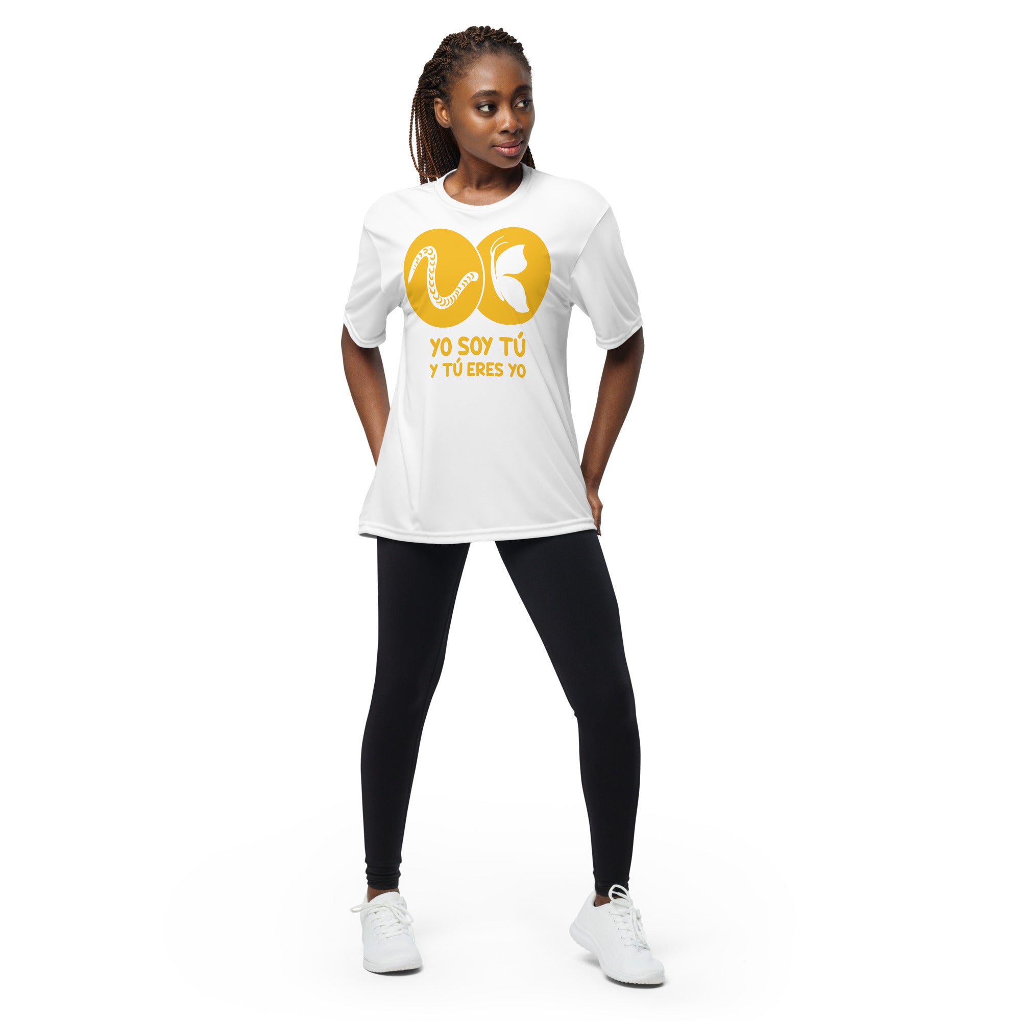 Unisex performance crew neck t-shirt, Yo Soy Tú