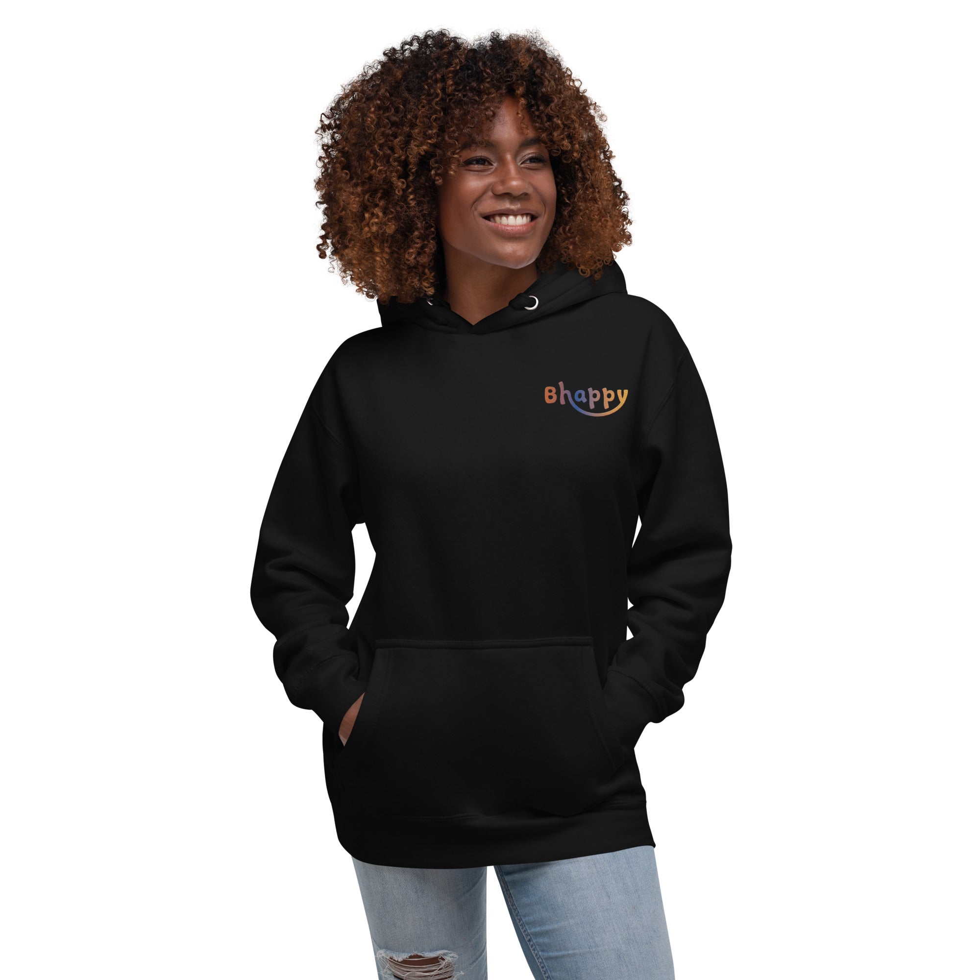 Unisex Hoodie - Bhappy Design by Los Gusanos | Essential Customizable Hoodie for All