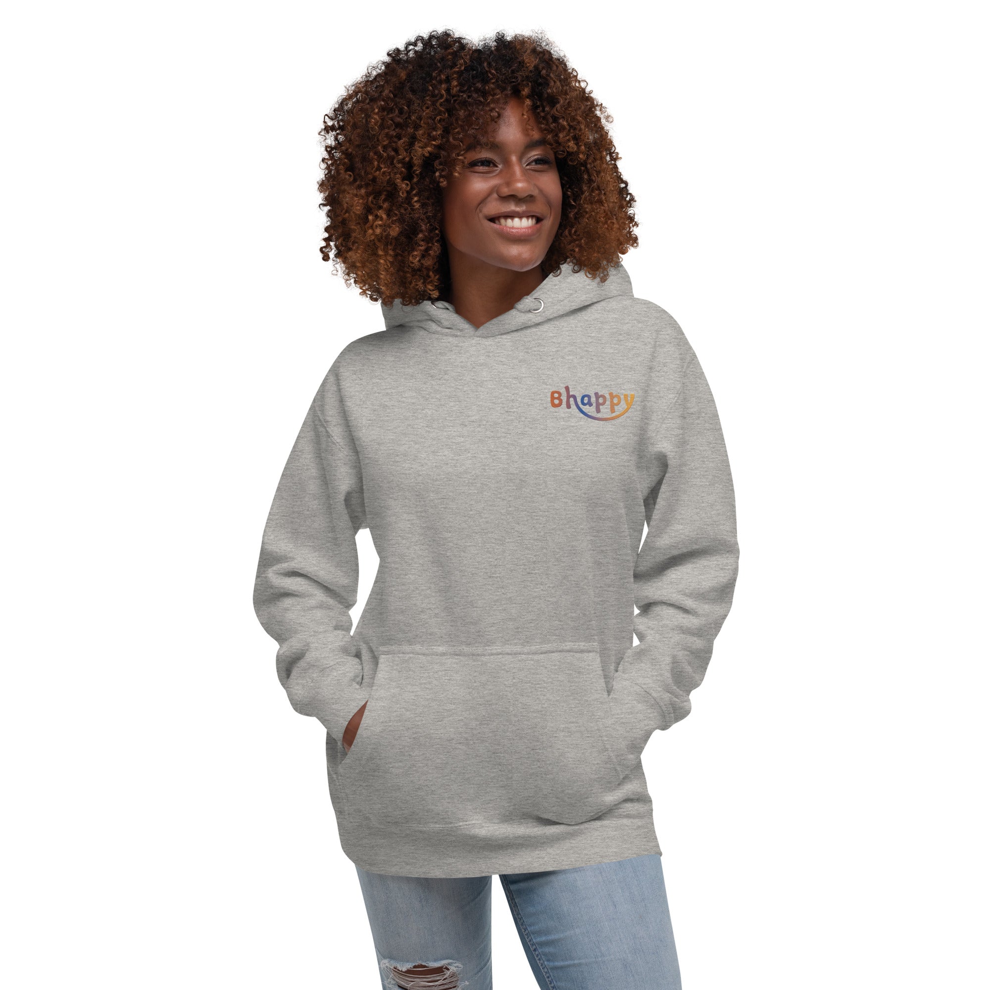 Unisex Hoodie - Bhappy Design by Los Gusanos | Essential Customizable Hoodie for All