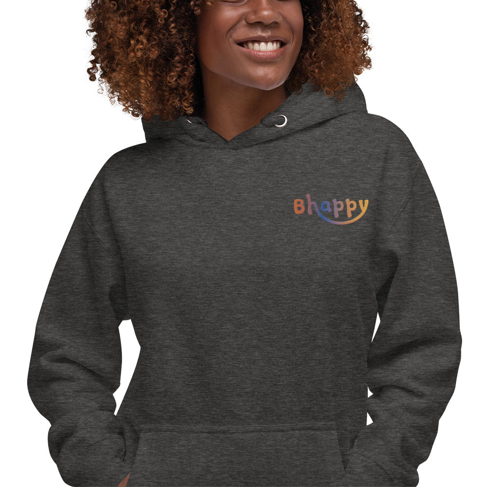 Unisex Hoodie - Bhappy Design by Los Gusanos | Essential Customizable Hoodie for All