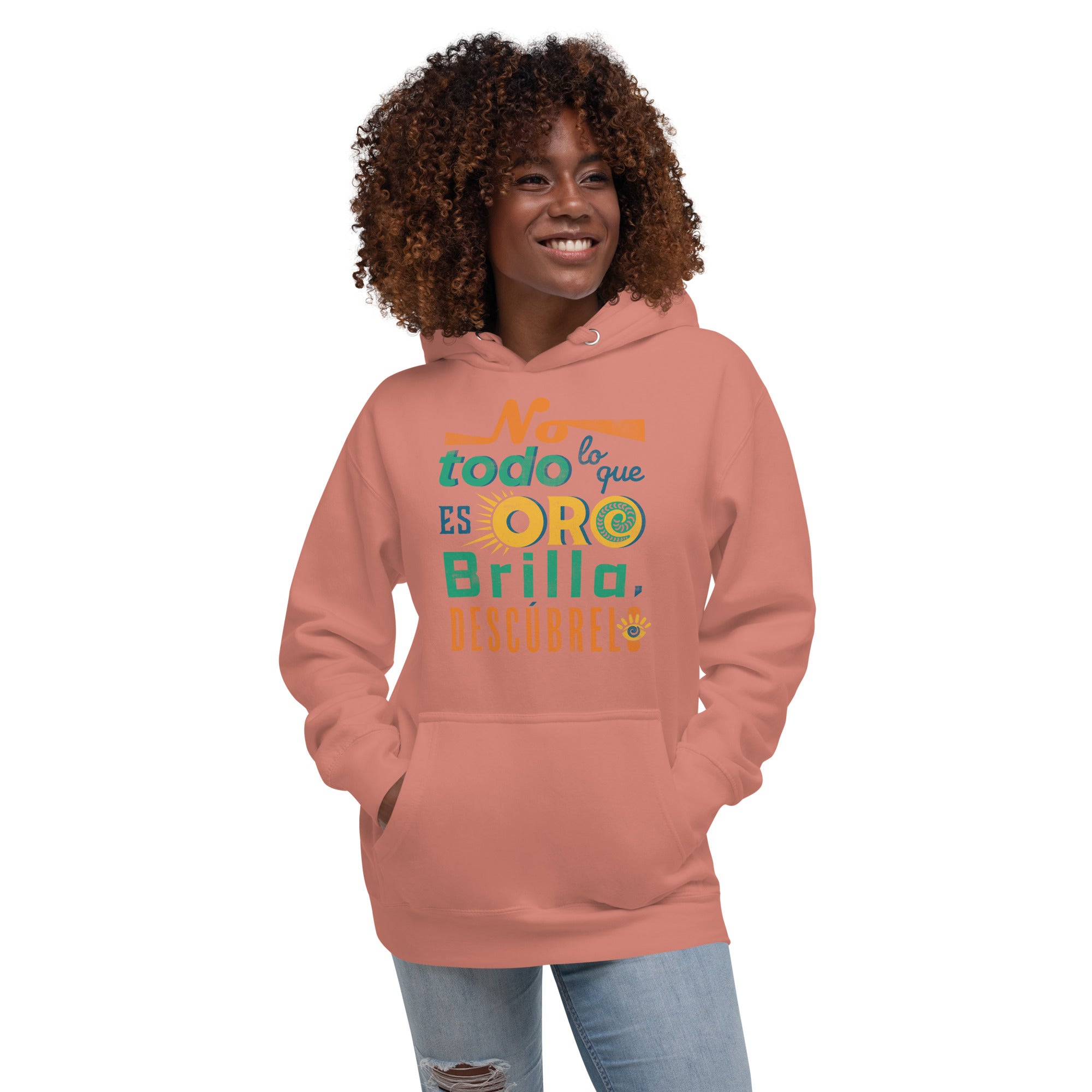 Unisex Hoodie, No Todo lo que es Oro