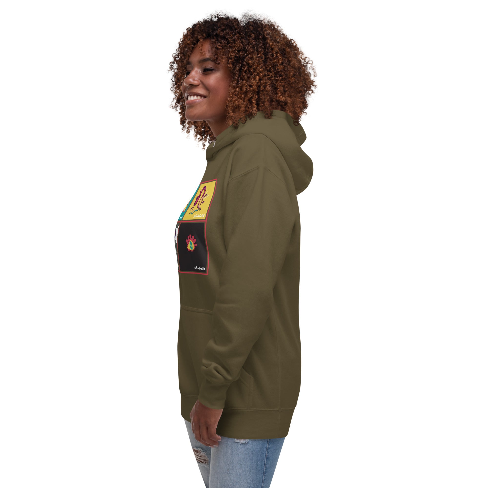 Unisex Hoodie, Cuba in Johari