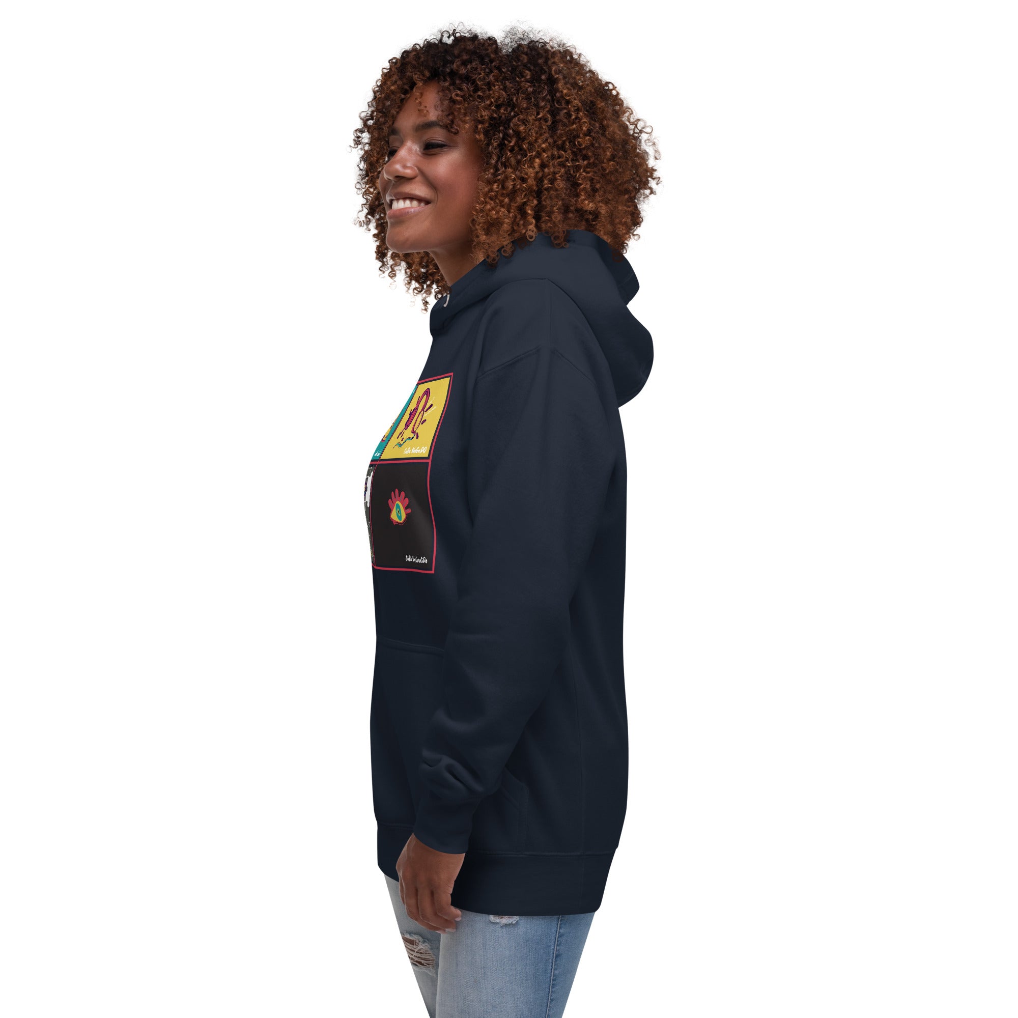 Unisex Hoodie, Cuba in Johari