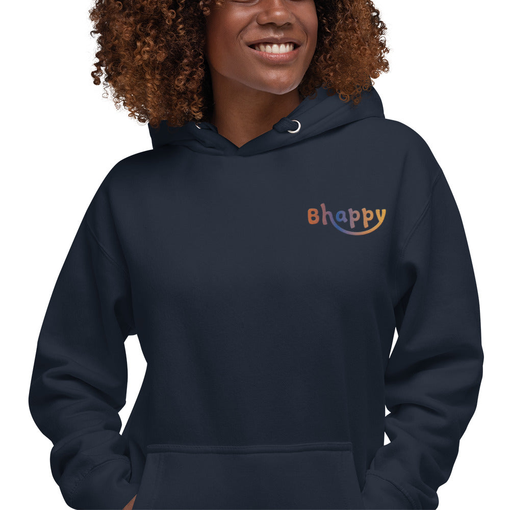 Unisex Hoodie - Bhappy Design by Los Gusanos | Essential Customizable Hoodie for All