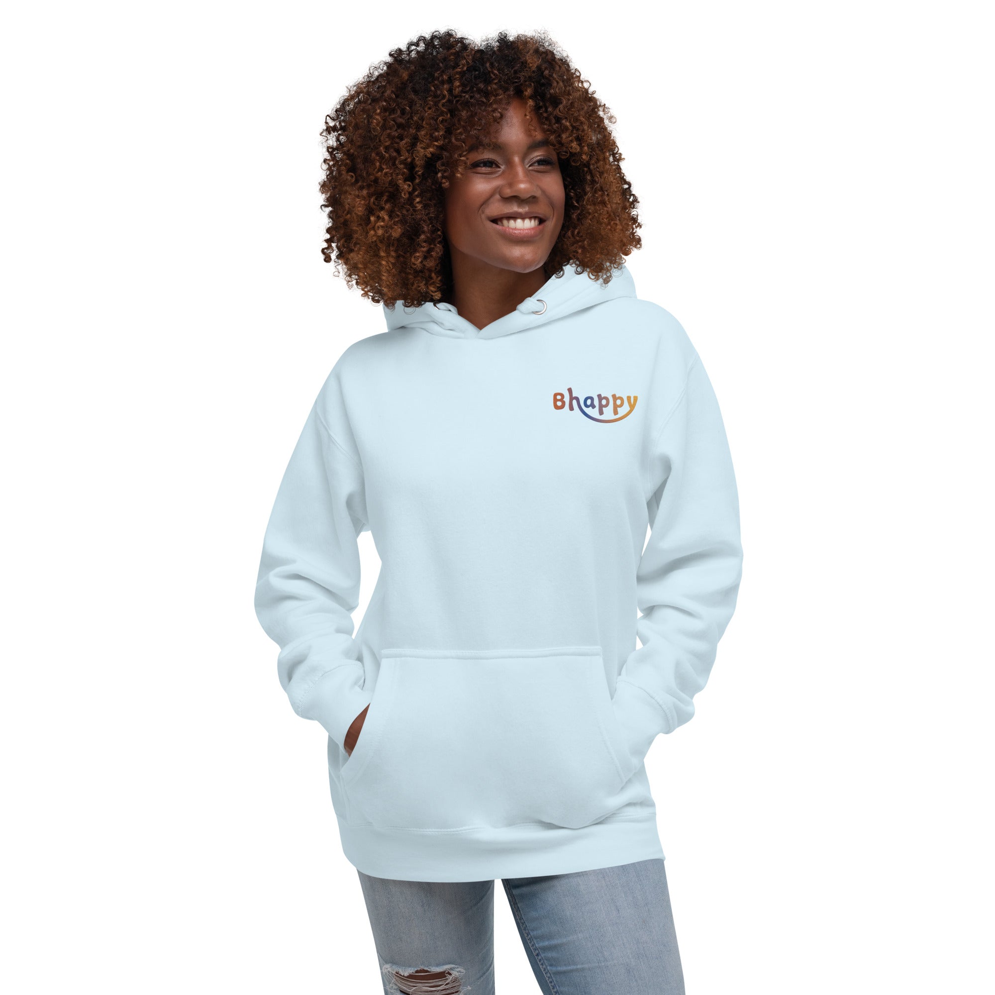 Unisex Hoodie - Bhappy Design by Los Gusanos | Essential Customizable Hoodie for All