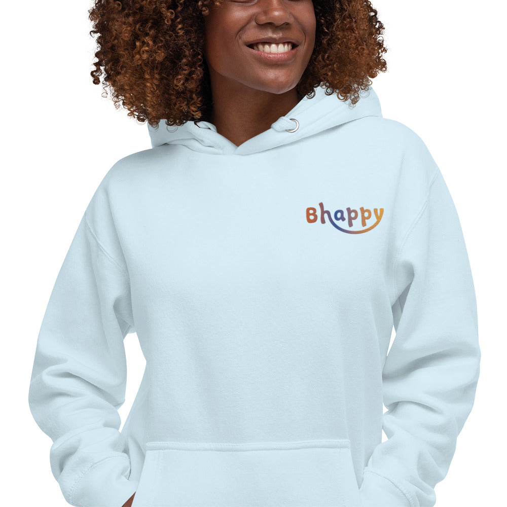 Unisex Hoodie - Bhappy Design by Los Gusanos | Essential Customizable Hoodie for All