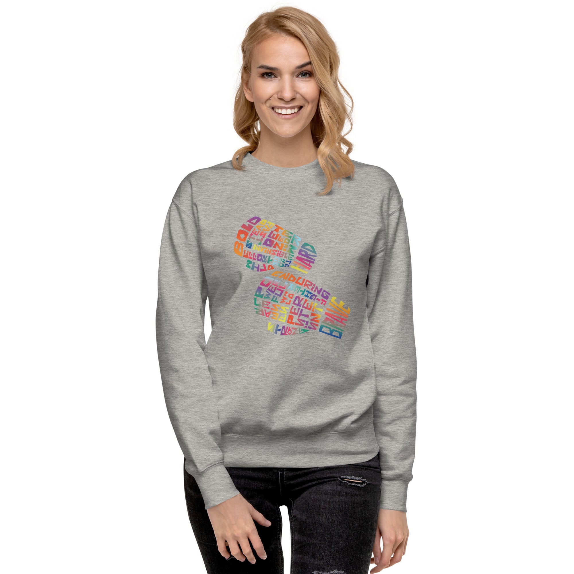 Unisex Premium Sweatshirt - Spirit Strike Digital Print by Los Gusanos | Custom Graphic Sweatshirt for Men & Women