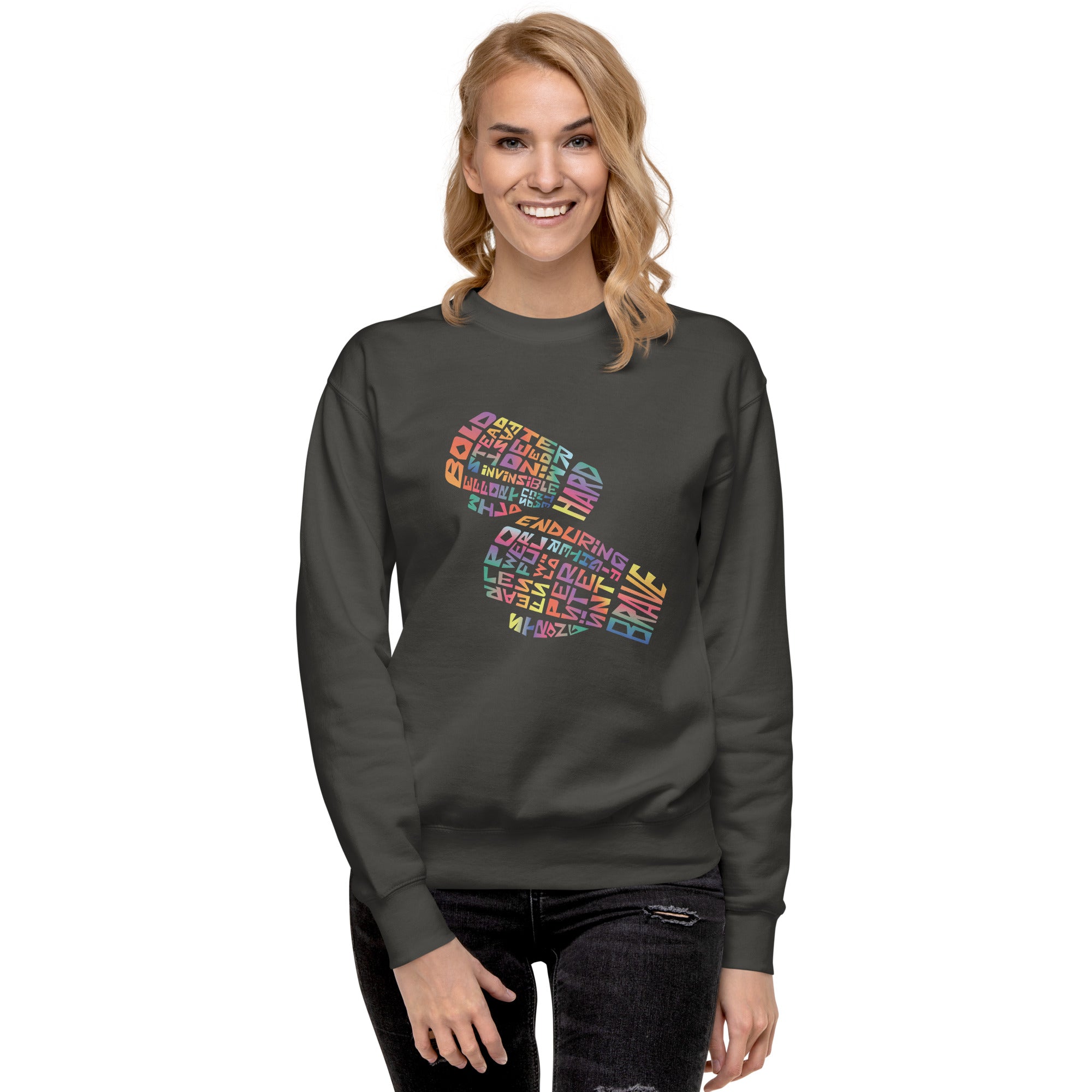 Unisex Premium Sweatshirt - Spirit Strike Digital Print by Los Gusanos | Custom Graphic Sweatshirt for Men & Women