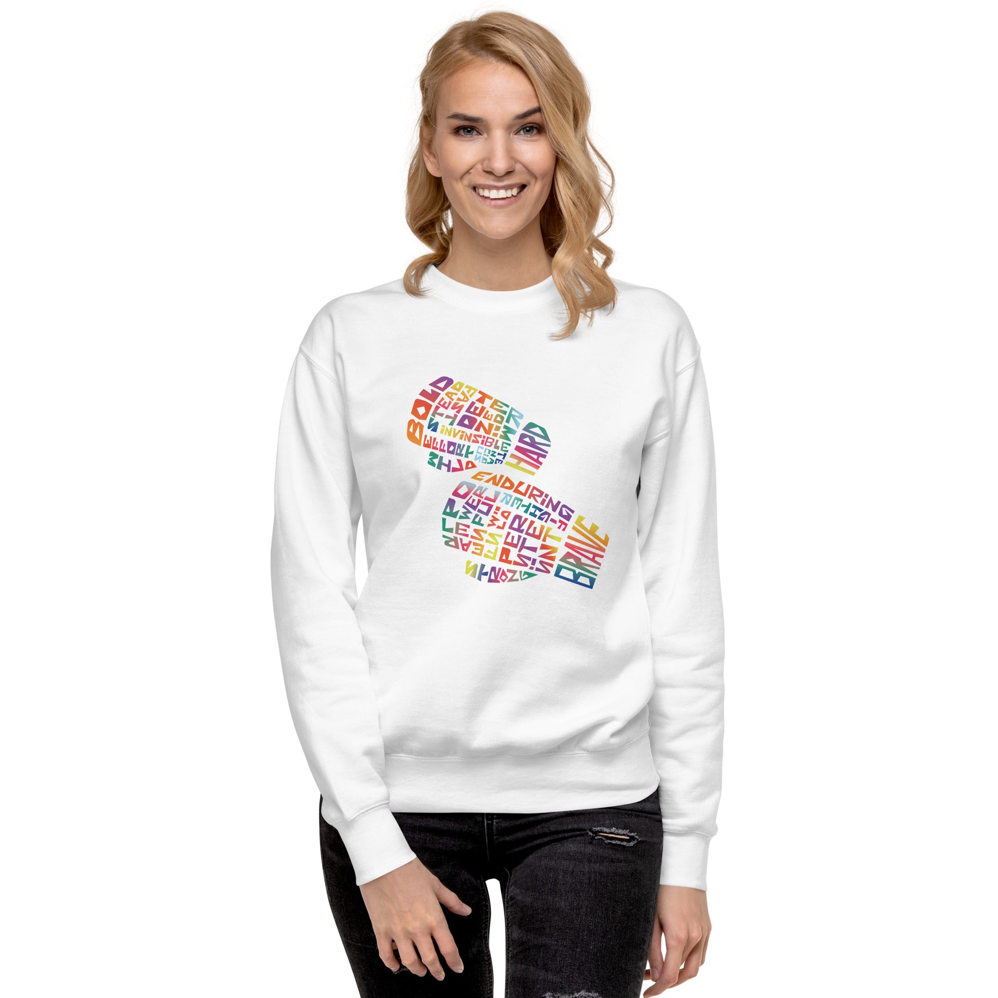 Unisex Premium Sweatshirt - Spirit Strike Digital Print by Los Gusanos | Custom Graphic Sweatshirt for Men & Women