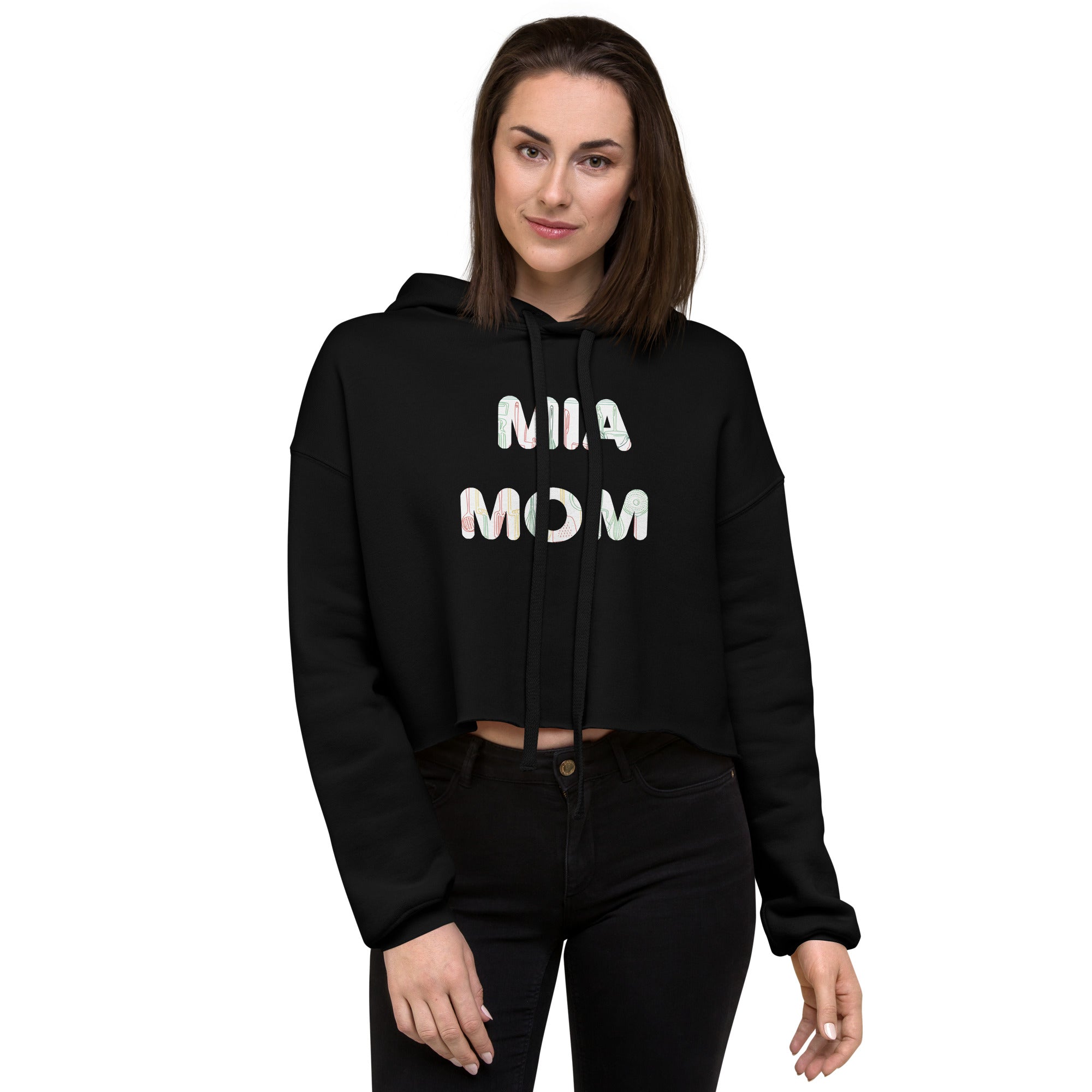 Cropped Hoodie with “Mia Mom” Vibe – Style, Comfort & Character