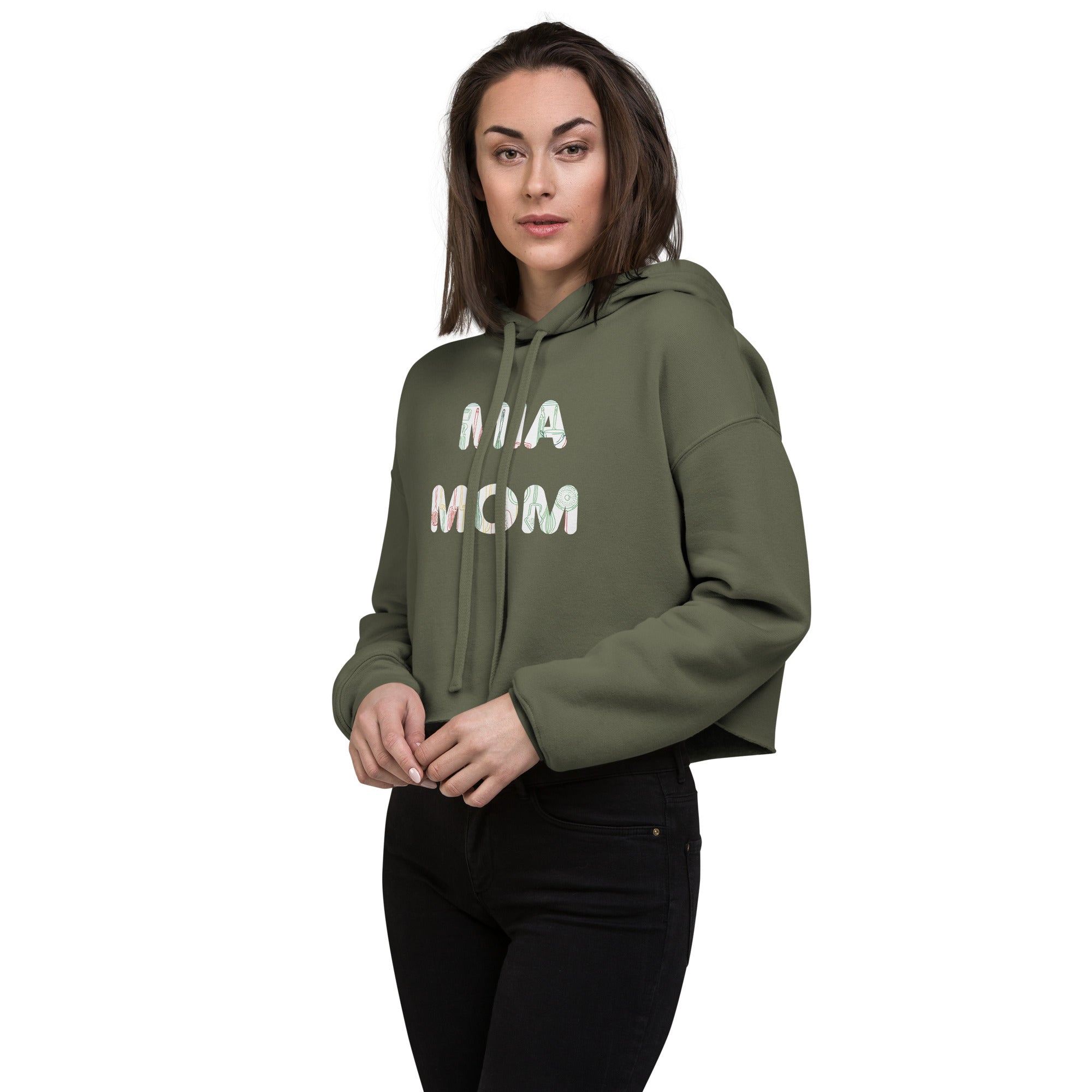 Cropped Hoodie with “Mia Mom” Vibe – Style, Comfort & Character