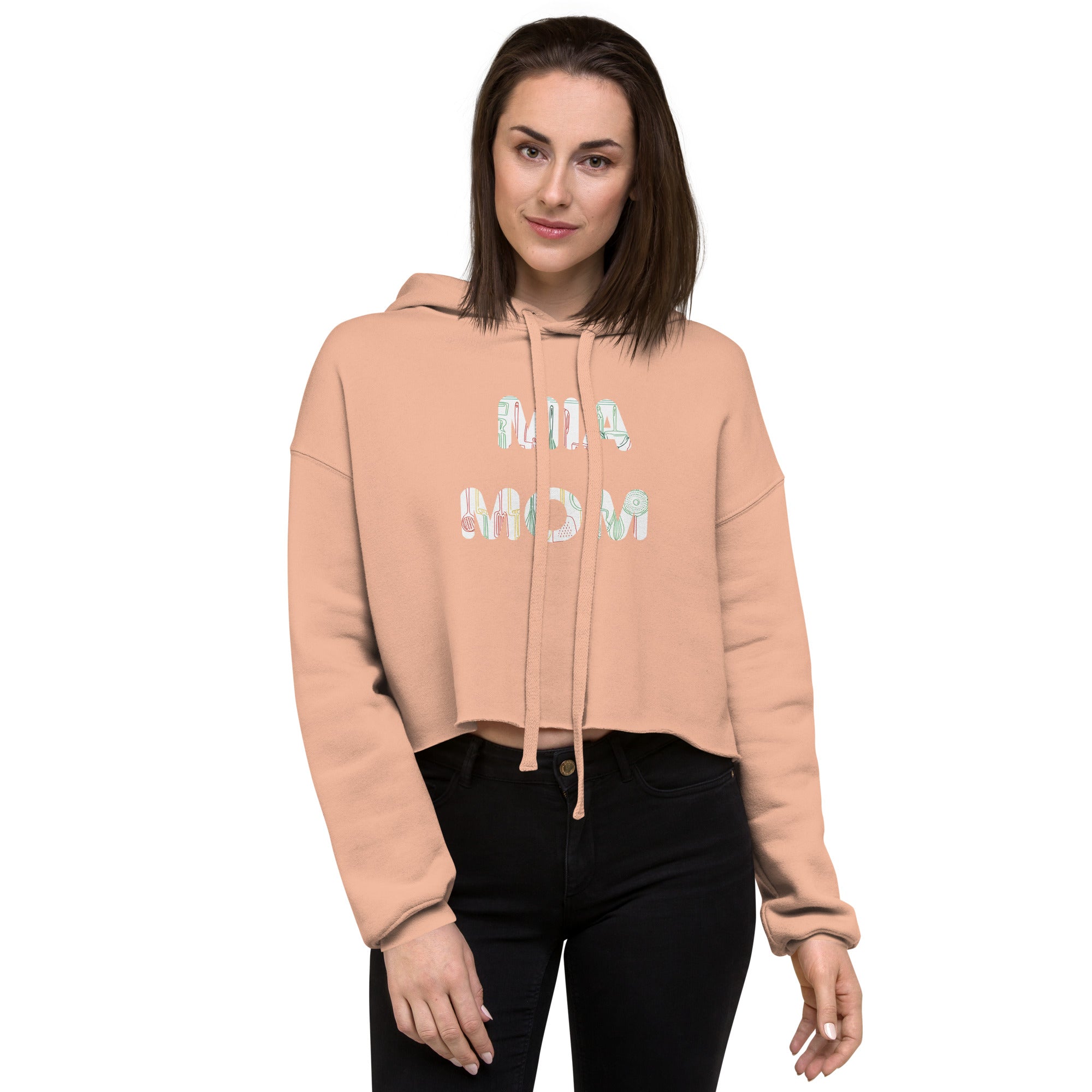 Cropped Hoodie with “Mia Mom” Vibe – Style, Comfort & Character