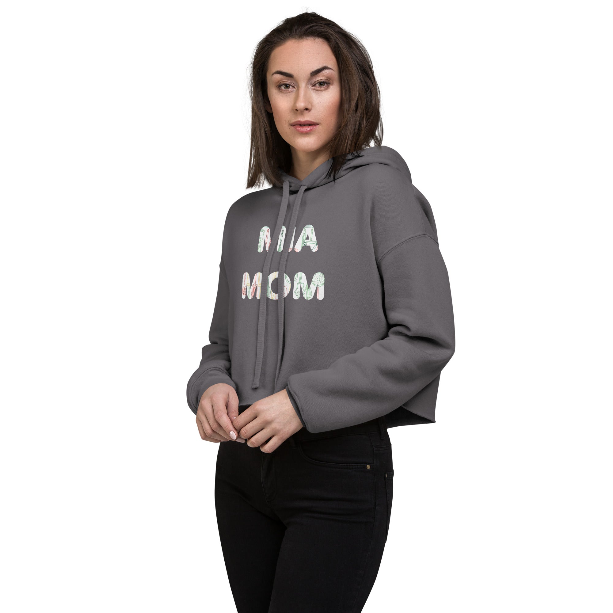 Cropped Hoodie with “Mia Mom” Vibe – Style, Comfort & Character