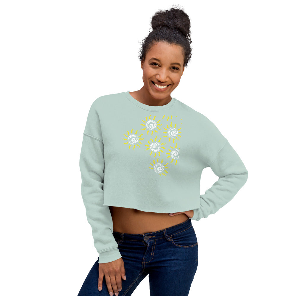 Crop Sweatshirt Gusano Sol - LOS GUSANOS