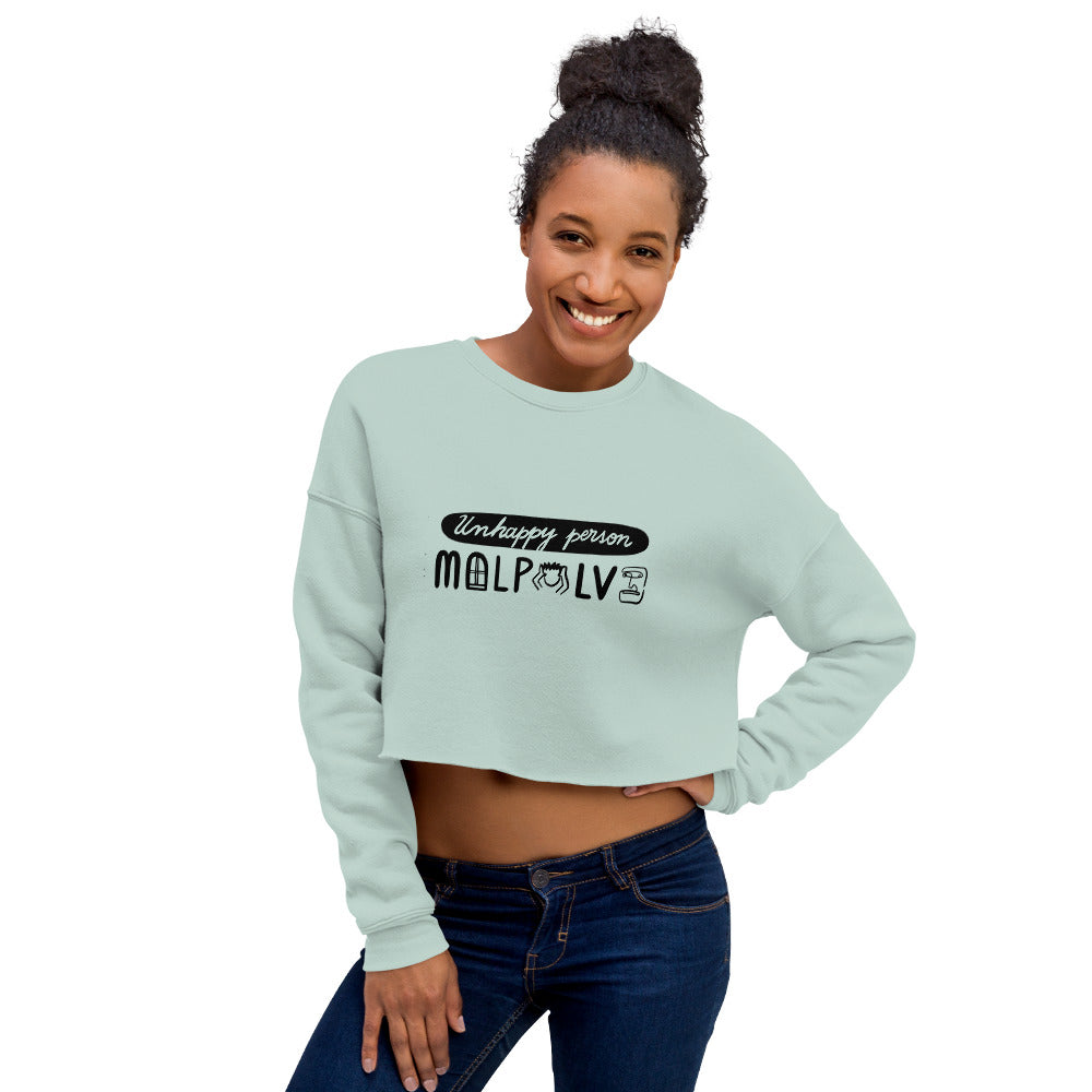 Crop Sweatshirt Mal Polvo - LOS GUSANOS