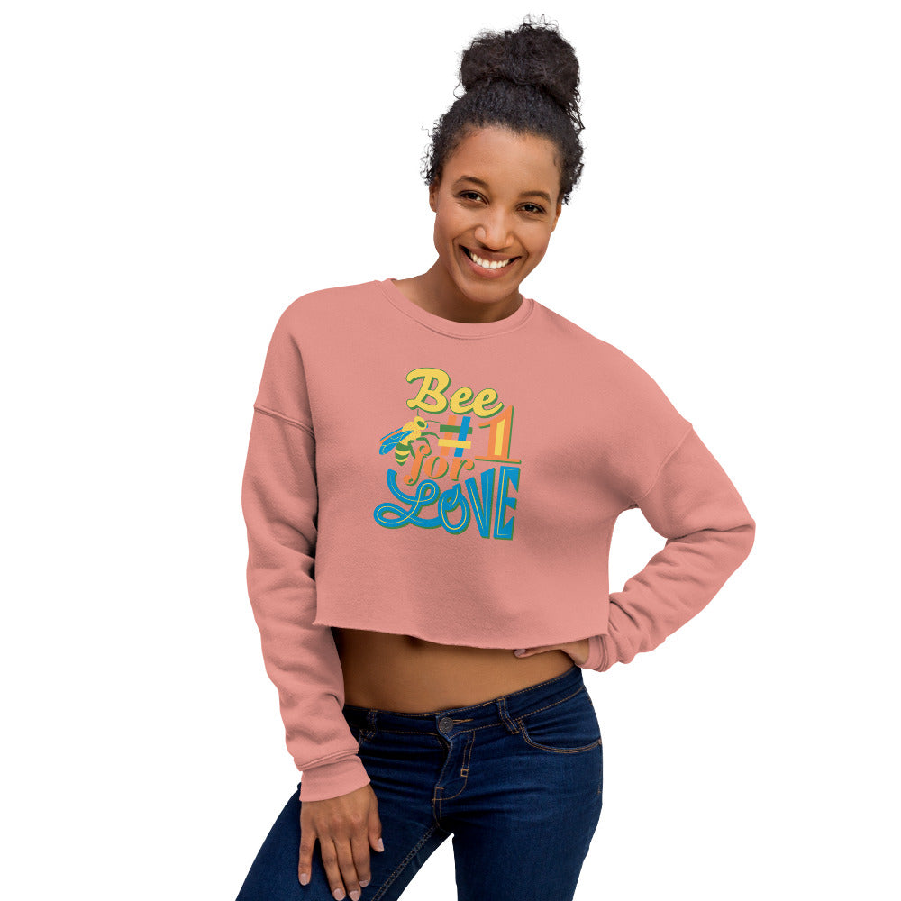 Crop Sweatshirt, Bee #1