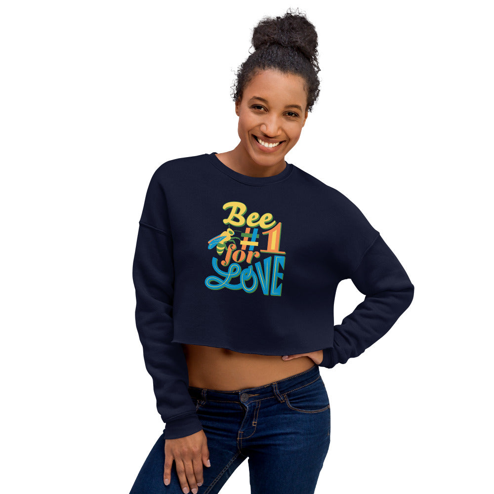 Crop Sweatshirt, Bee #1